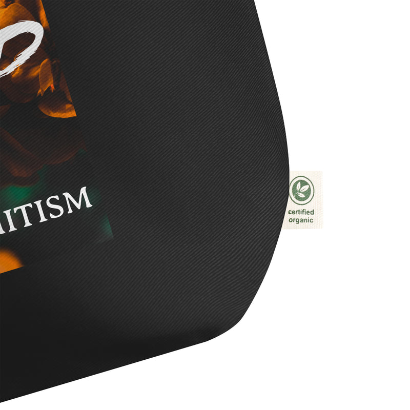 Flower Power | Antisemitism | Large Organic Tote Bag