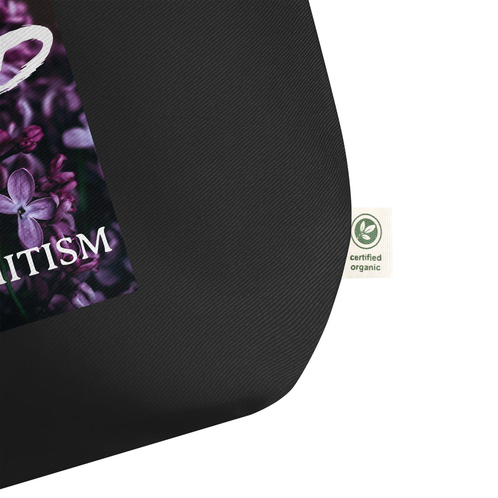 Flower Power | Antisemitism | Large Organic Tote Bag Jouparty