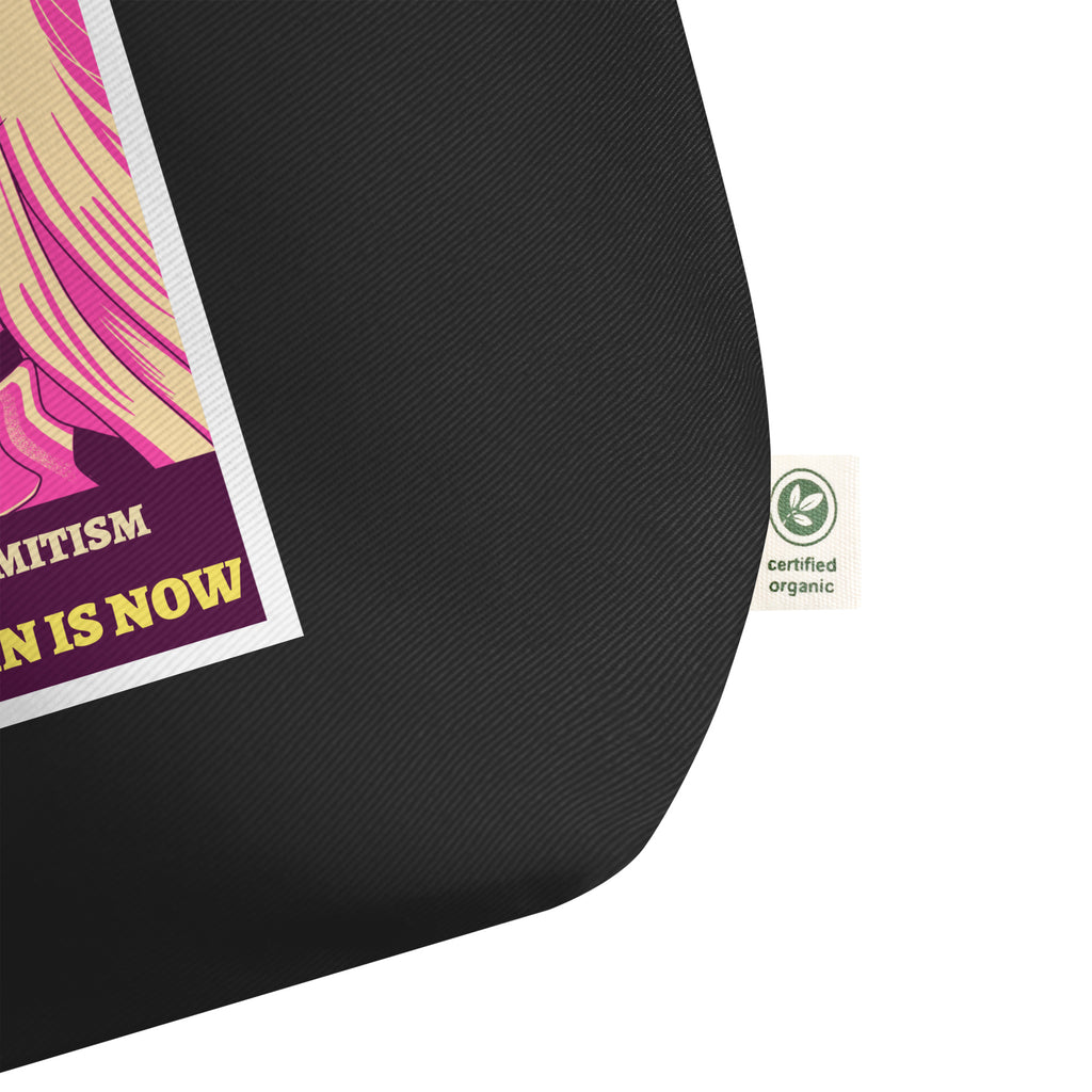 Anime Hero | Antisemitism | Large Organic Tote Bag