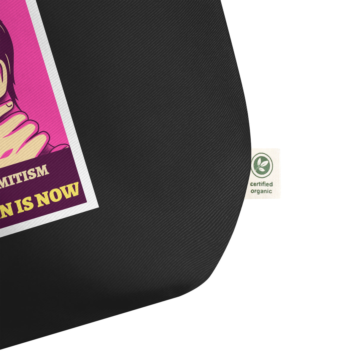 Anime Hero | Antisemitism | Large Organic Tote Bag Jouparty