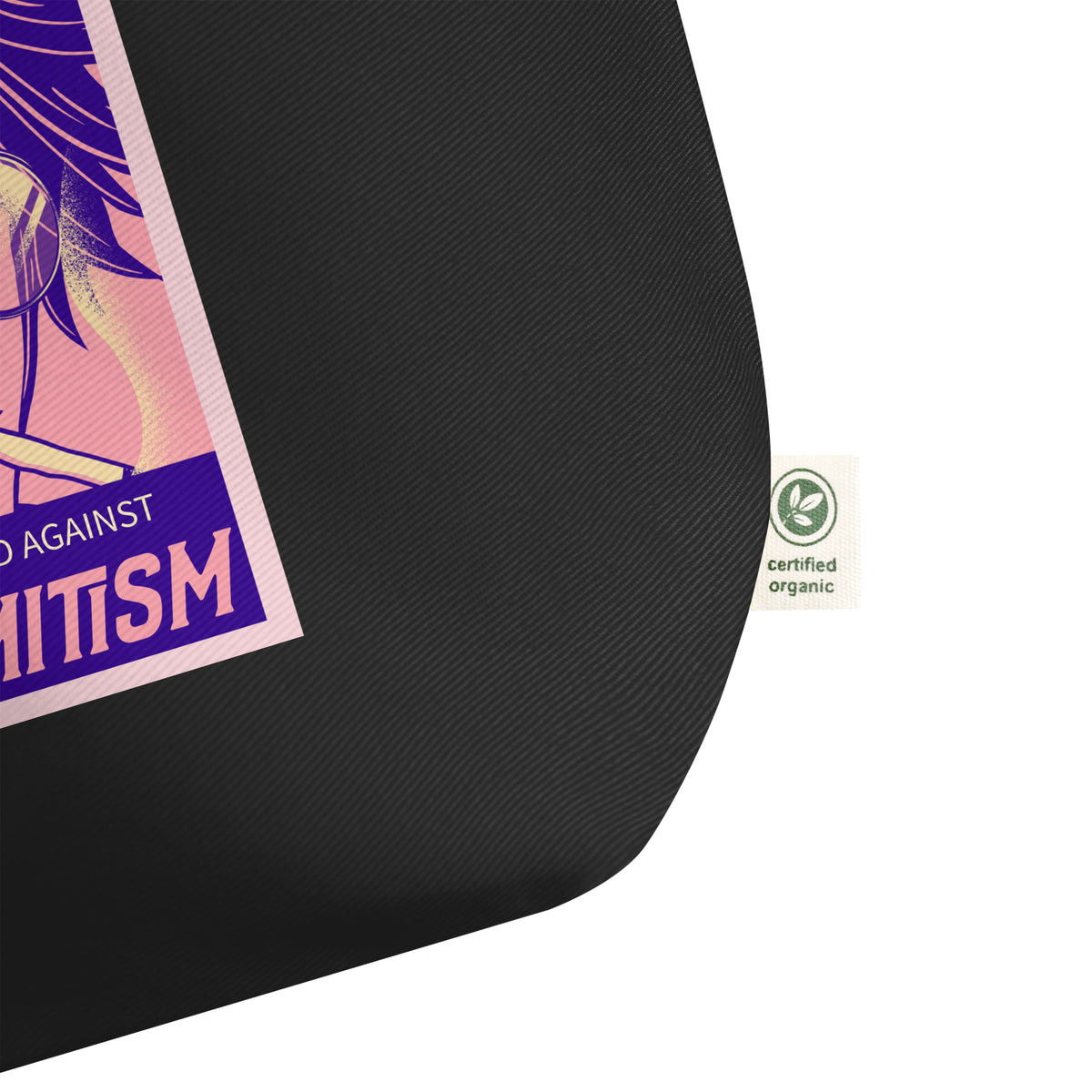 Anime Hero | Antisemitism | Large Organic Tote Bag Jouparty