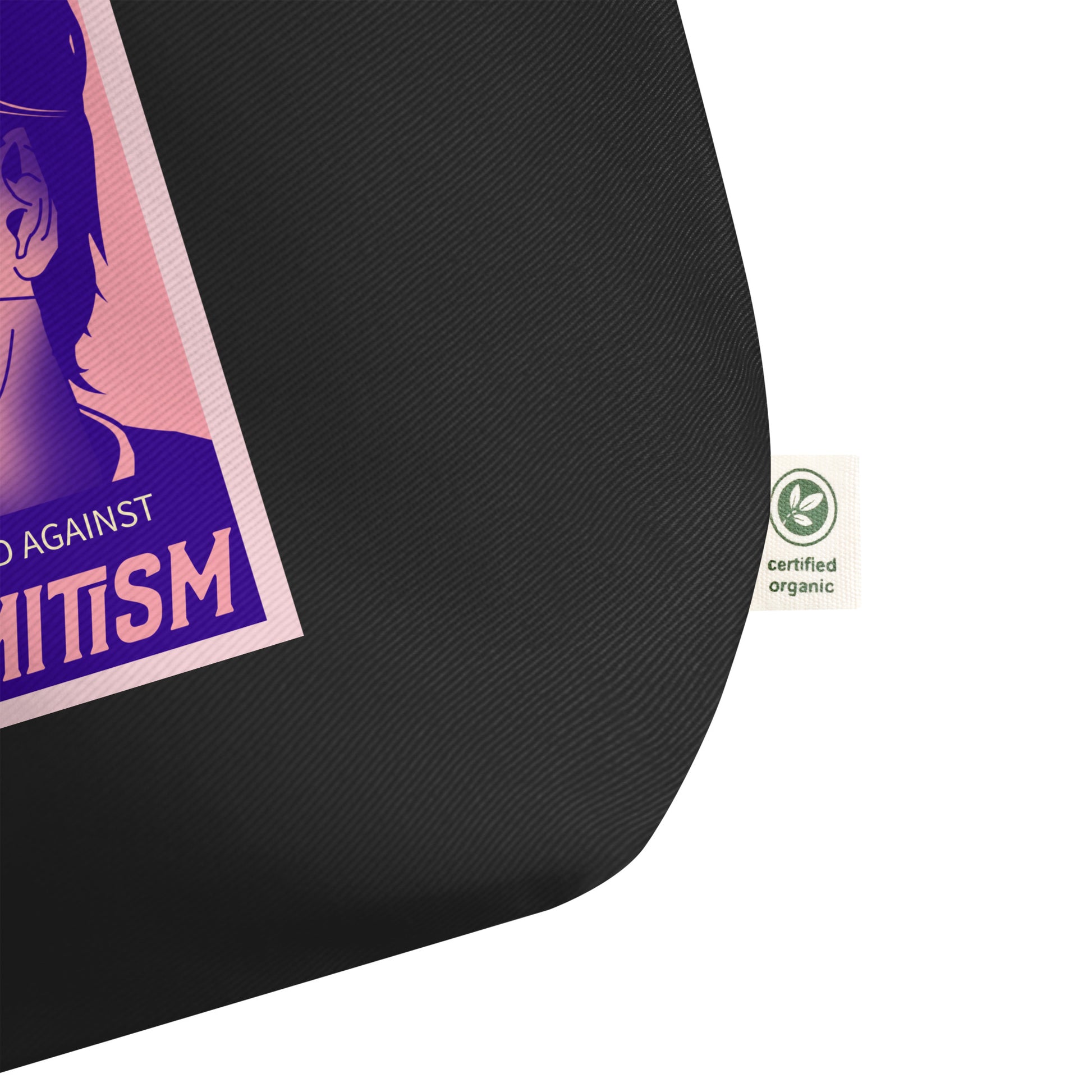 Anime Hero | Antisemitism | Large Organic Tote Bag