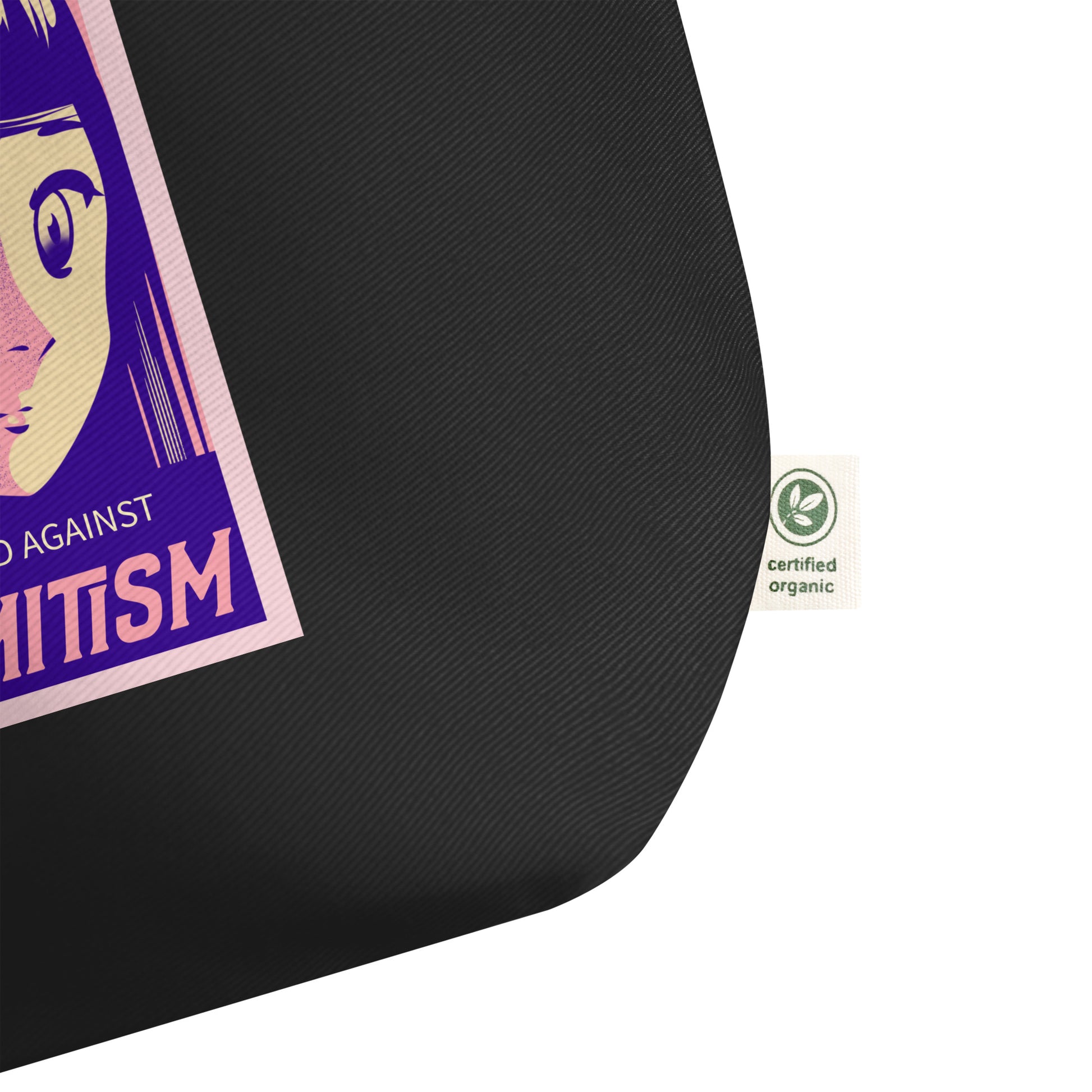 Anime Hero | Antisemitism | Large Organic Tote Bag