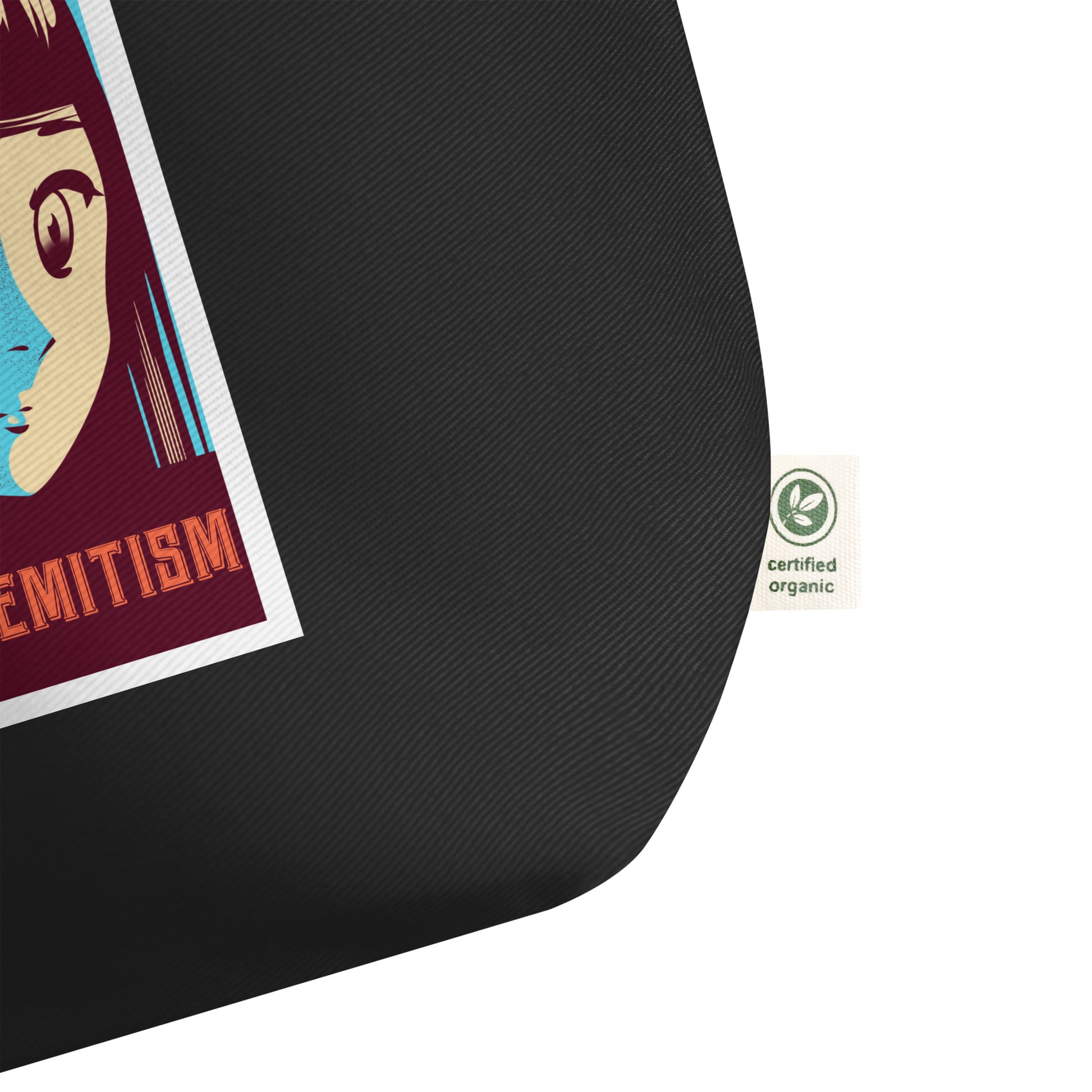 Anime Hero | Antisemitism | Large Organic Tote Bag Jouparty