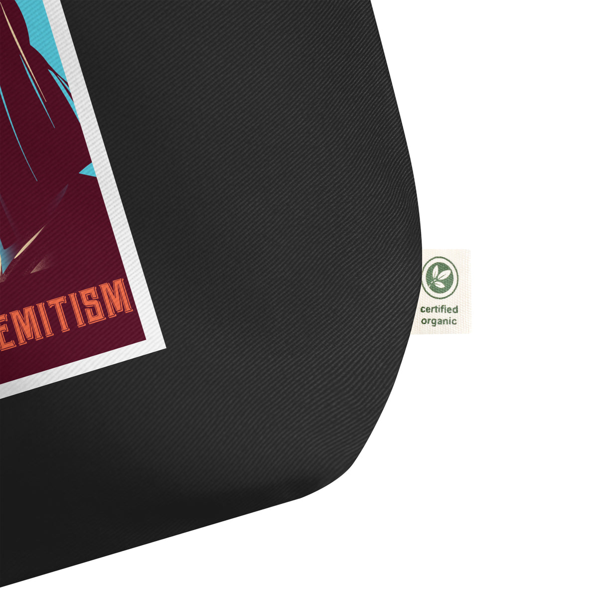 Anime Hero | Antisemitism | Large Organic Tote Bag Jouparty