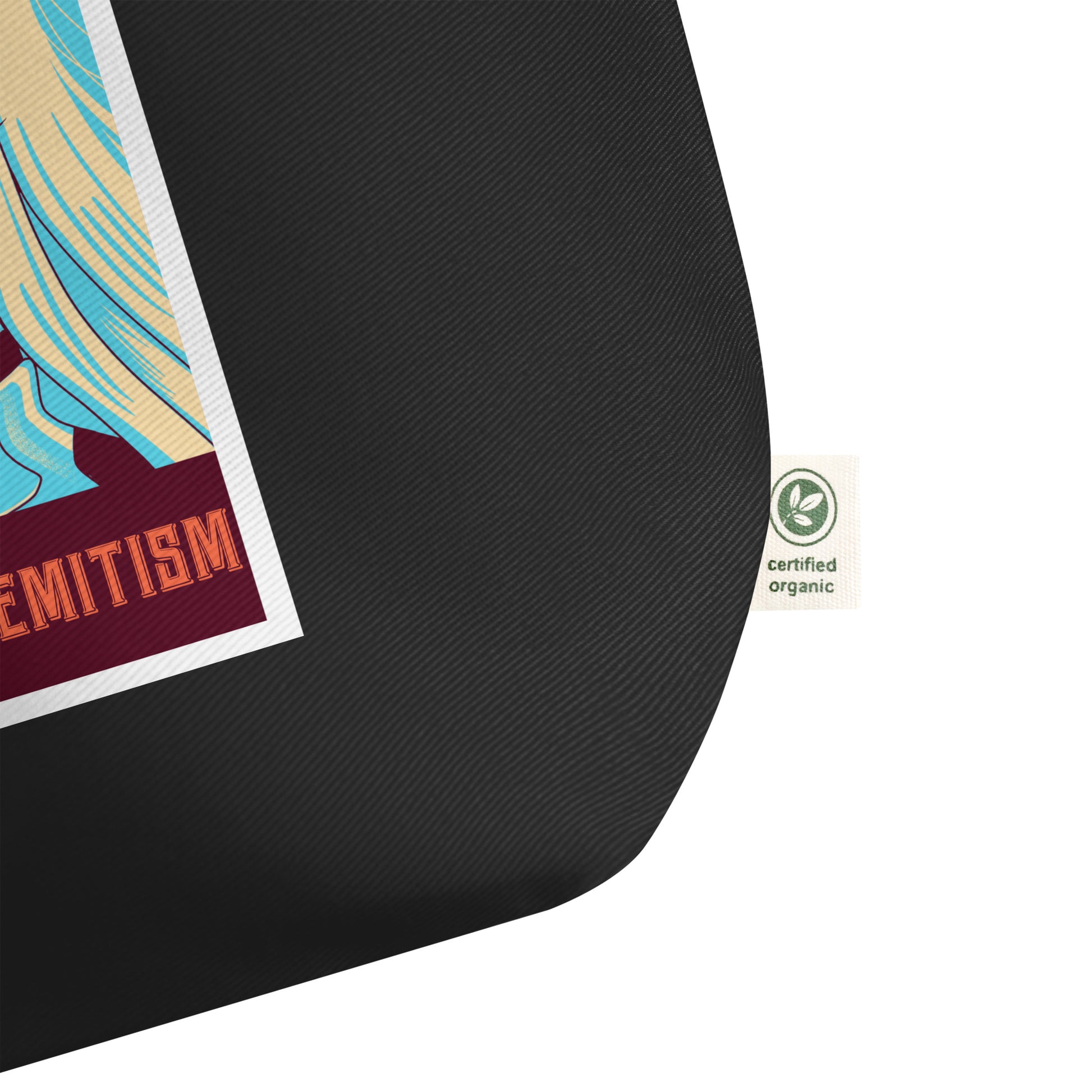 Anime Hero | Antisemitism | Large Organic Tote Bag