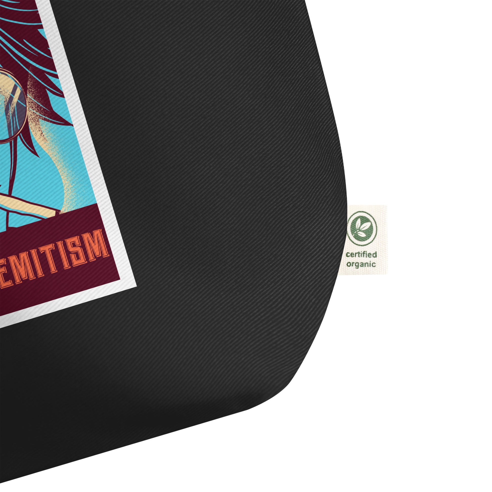 Anime Hero | Antisemitism | Large Organic Tote Bag Jouparty