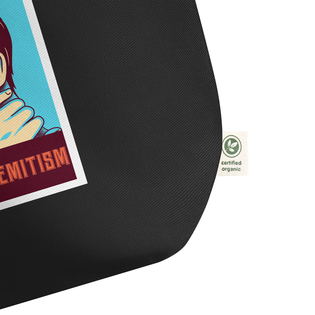Anime Hero | Antisemitism | Large Organic Tote Bag Jouparty