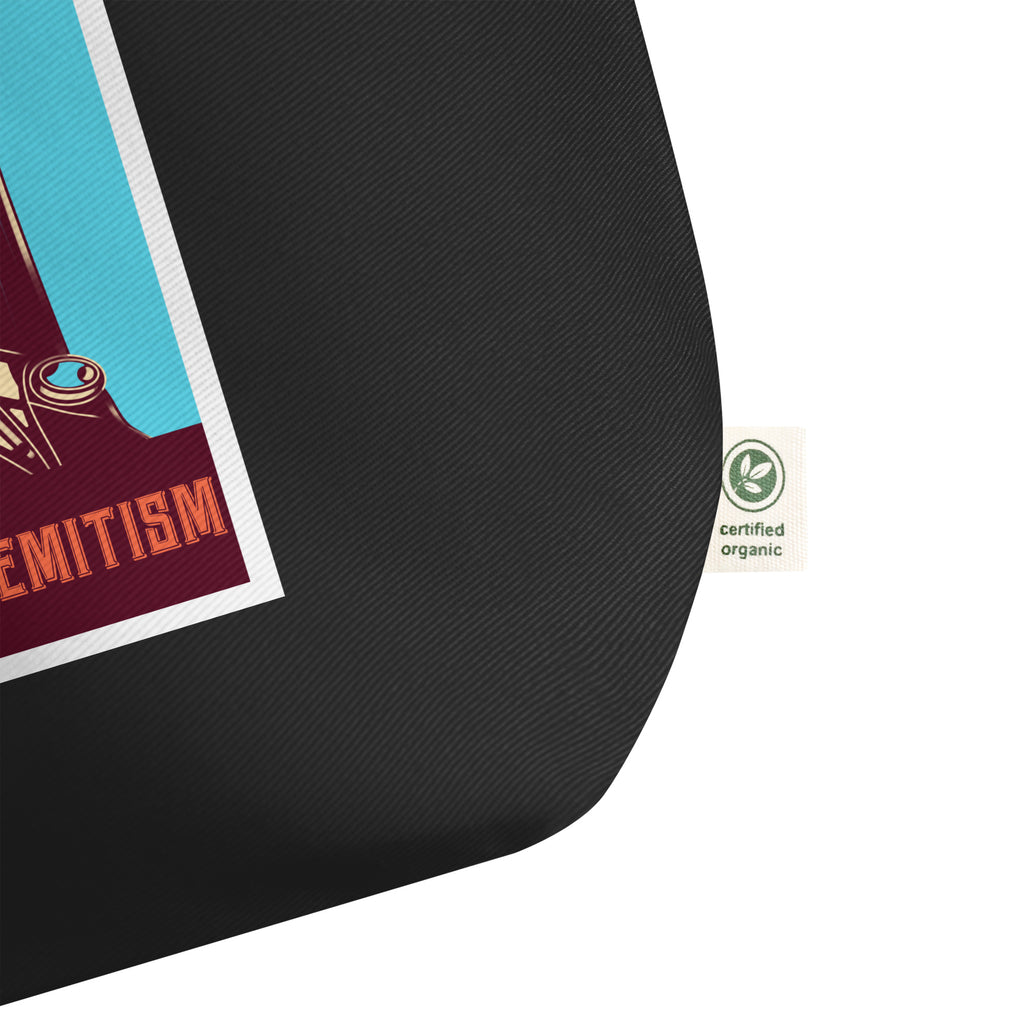 Anime Hero | Antisemitism | Large Organic Tote Bag Jouparty