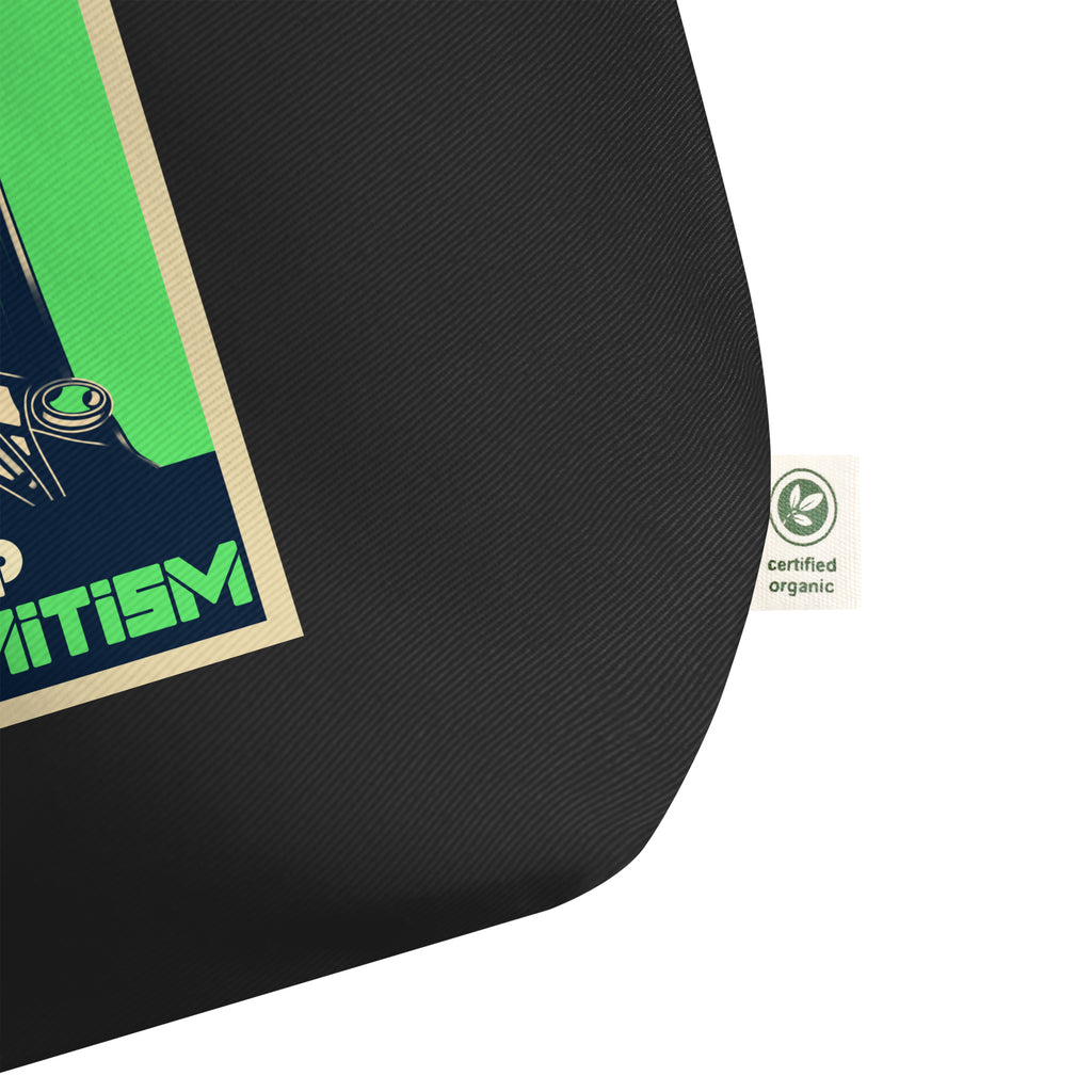 Anime Hero | Antisemitism | Large Organic Tote Bag Jouparty