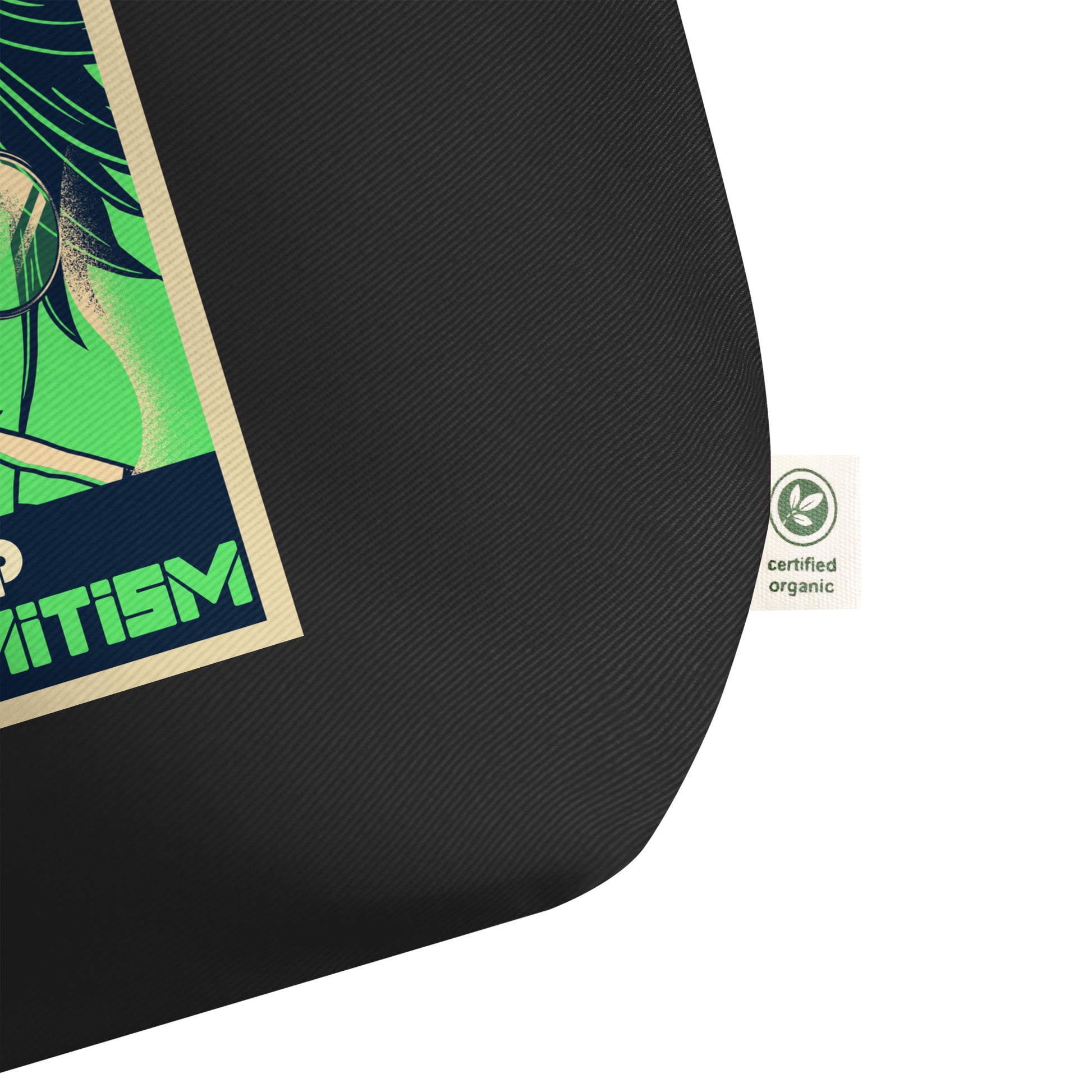 Anime Hero | Antisemitism | Large Organic Tote Bag