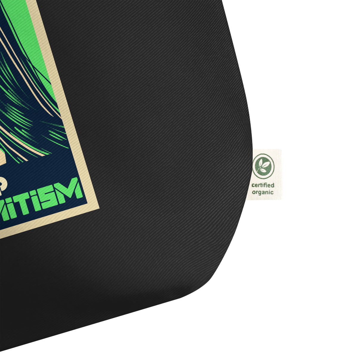 Anime Hero | Antisemitism | Large Organic Tote Bag Jouparty