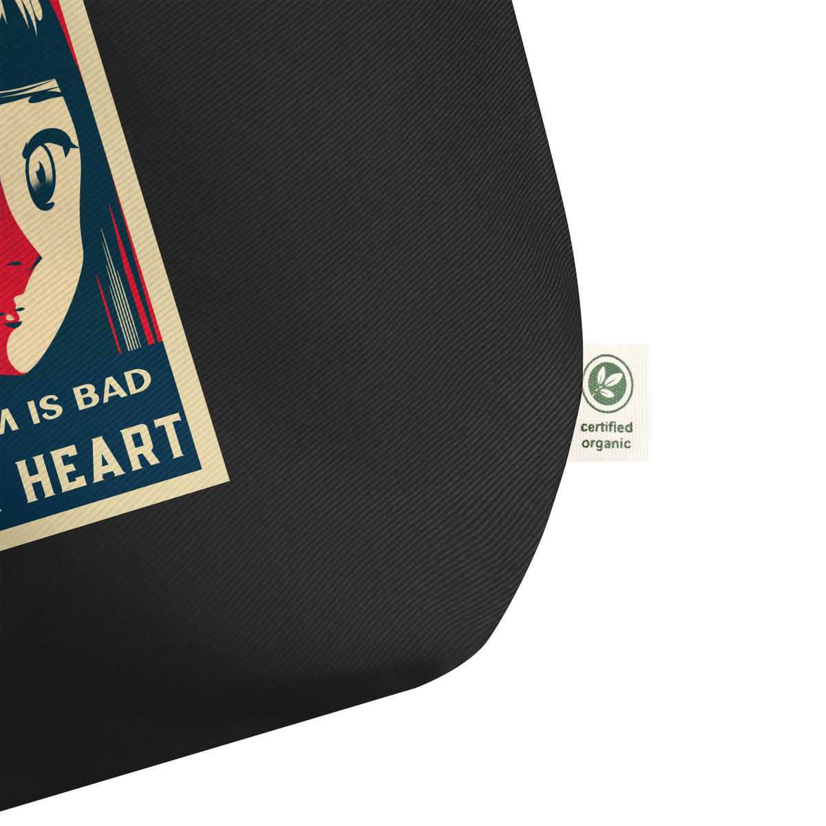 Anime Hero | Antisemitism | Large Organic Tote Bag Jouparty