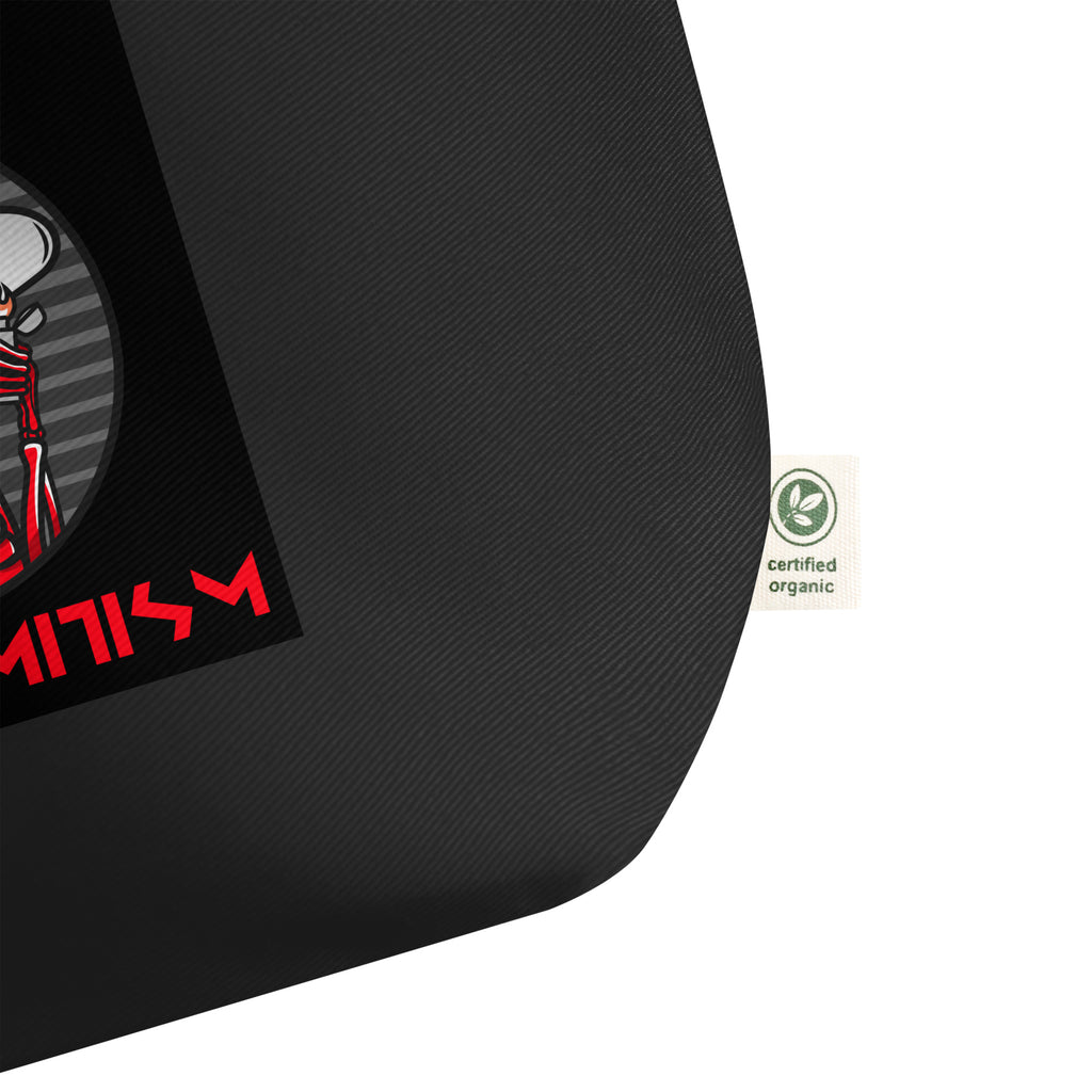 Red Fight | Antisemitism | Large Organic Tote Bag Jouparty