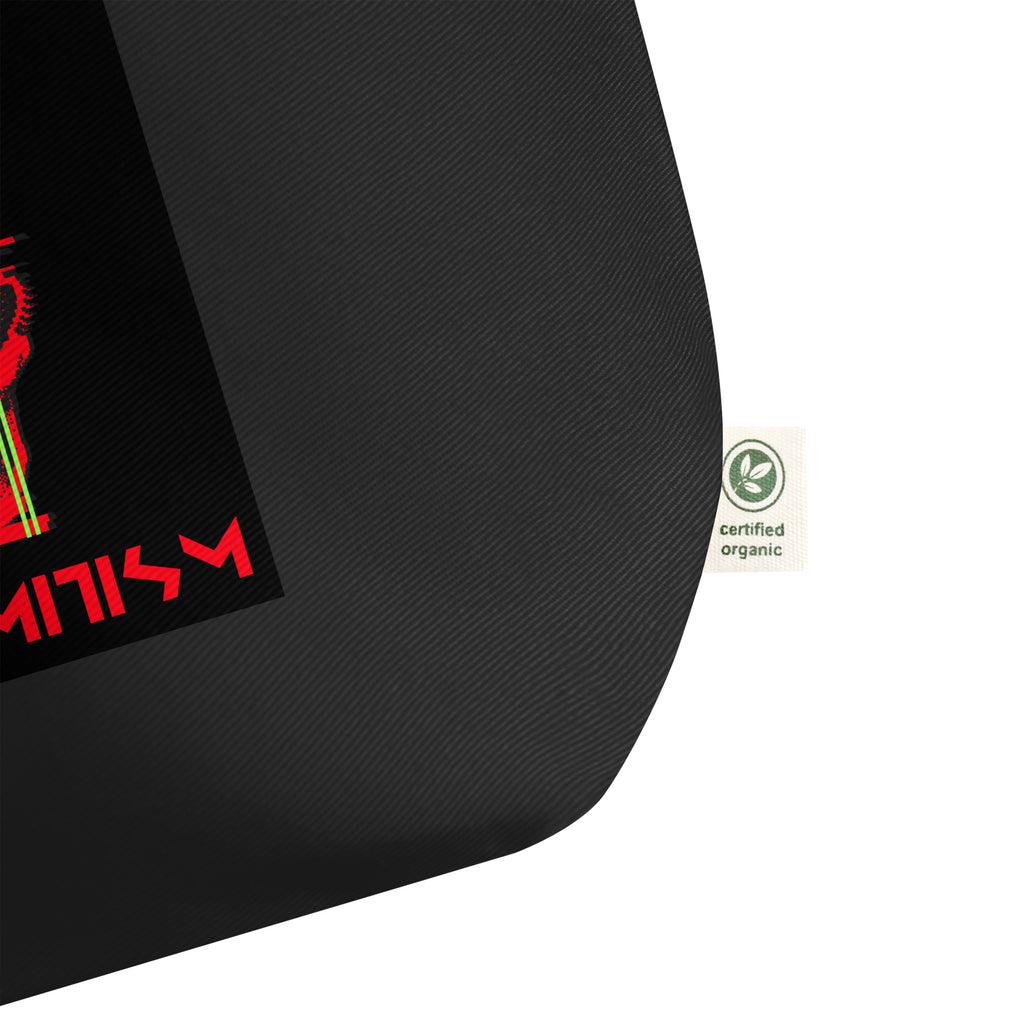 Red Fight | Antisemitism | Large Organic Tote Bag Jouparty