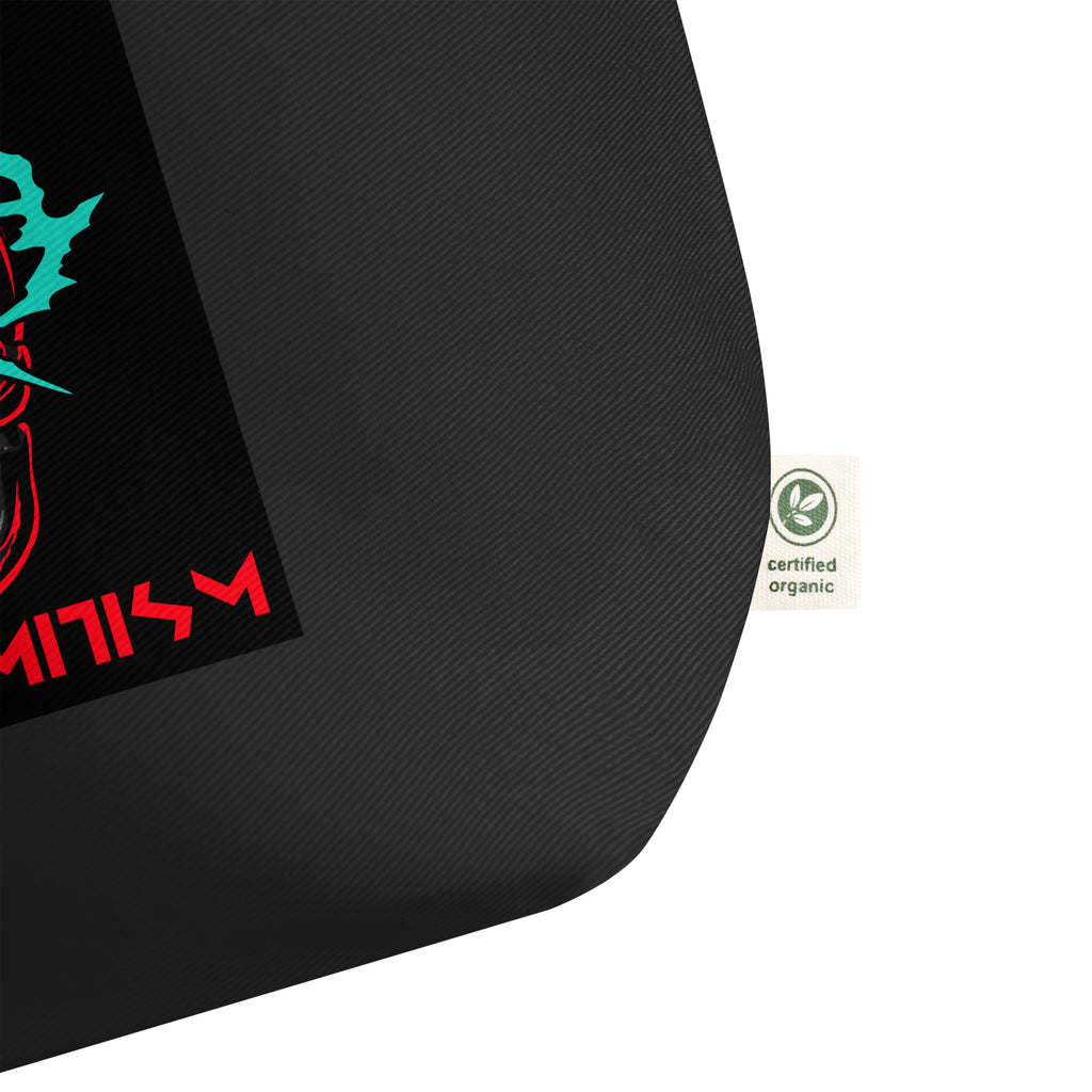 Red Fight | Antisemitism | Large Organic Tote Bag Jouparty