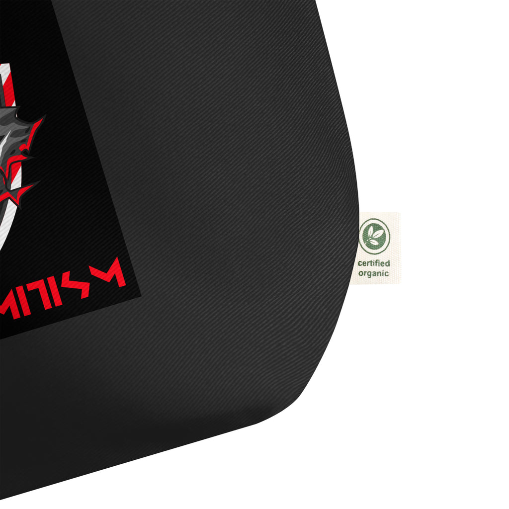 Red Fight | Antisemitism | Large Organic Tote Bag Jouparty