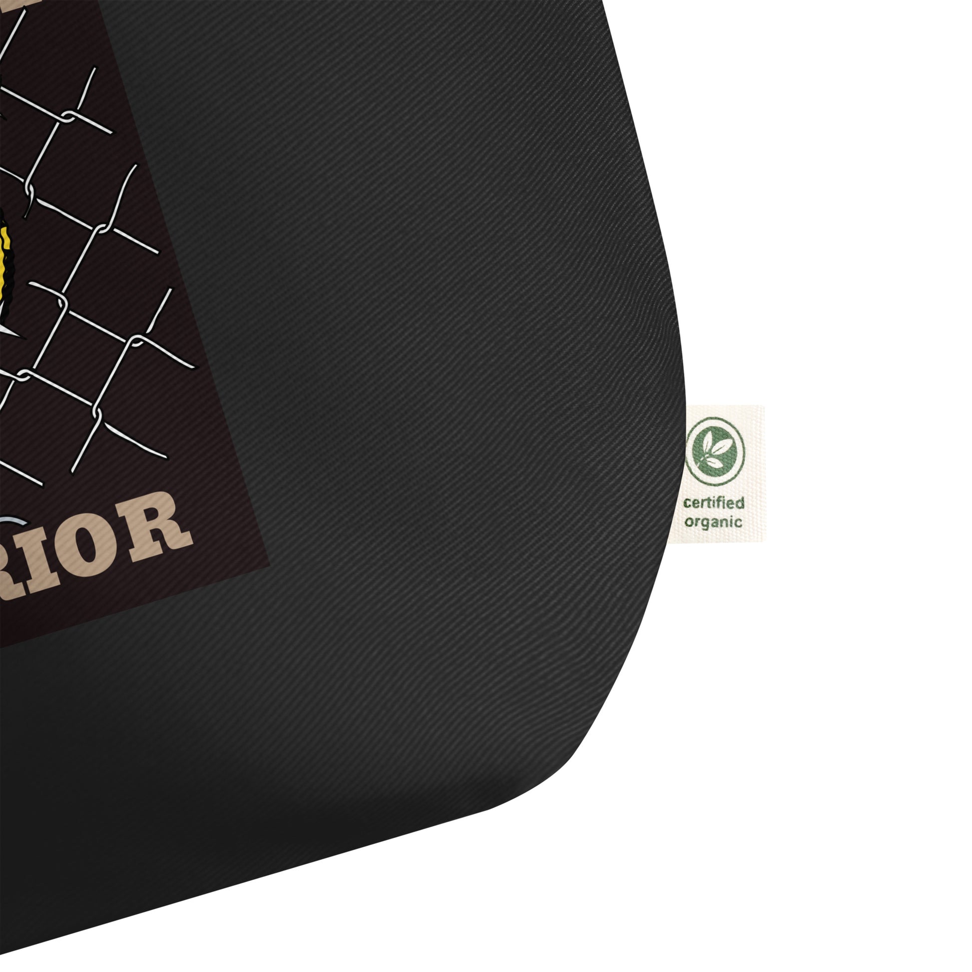 Brave Warrior | Large Organic Tote Bag