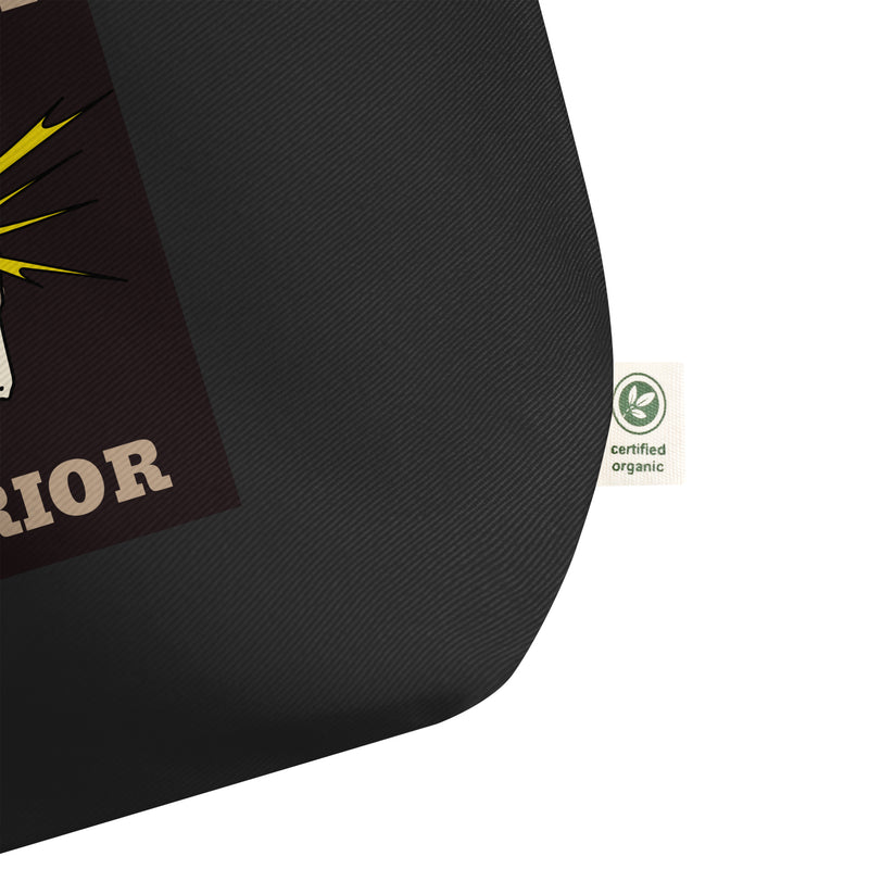 Brave Warrior | Large Organic Tote Bag