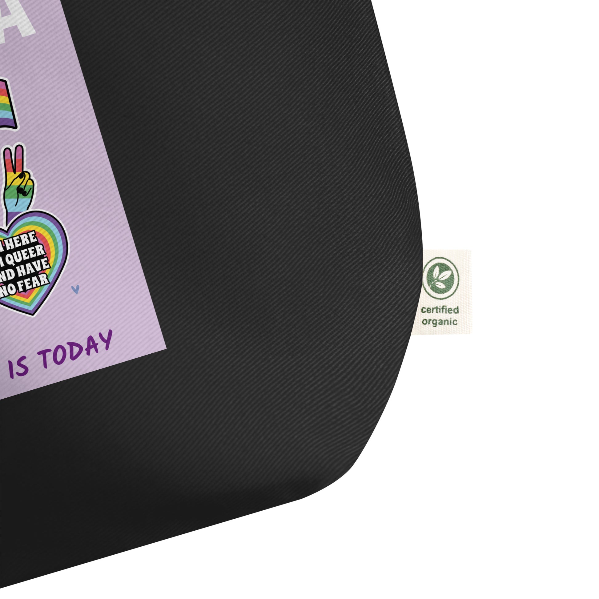 Bad Idea | Antisemitism | Large Organic Tote Bag