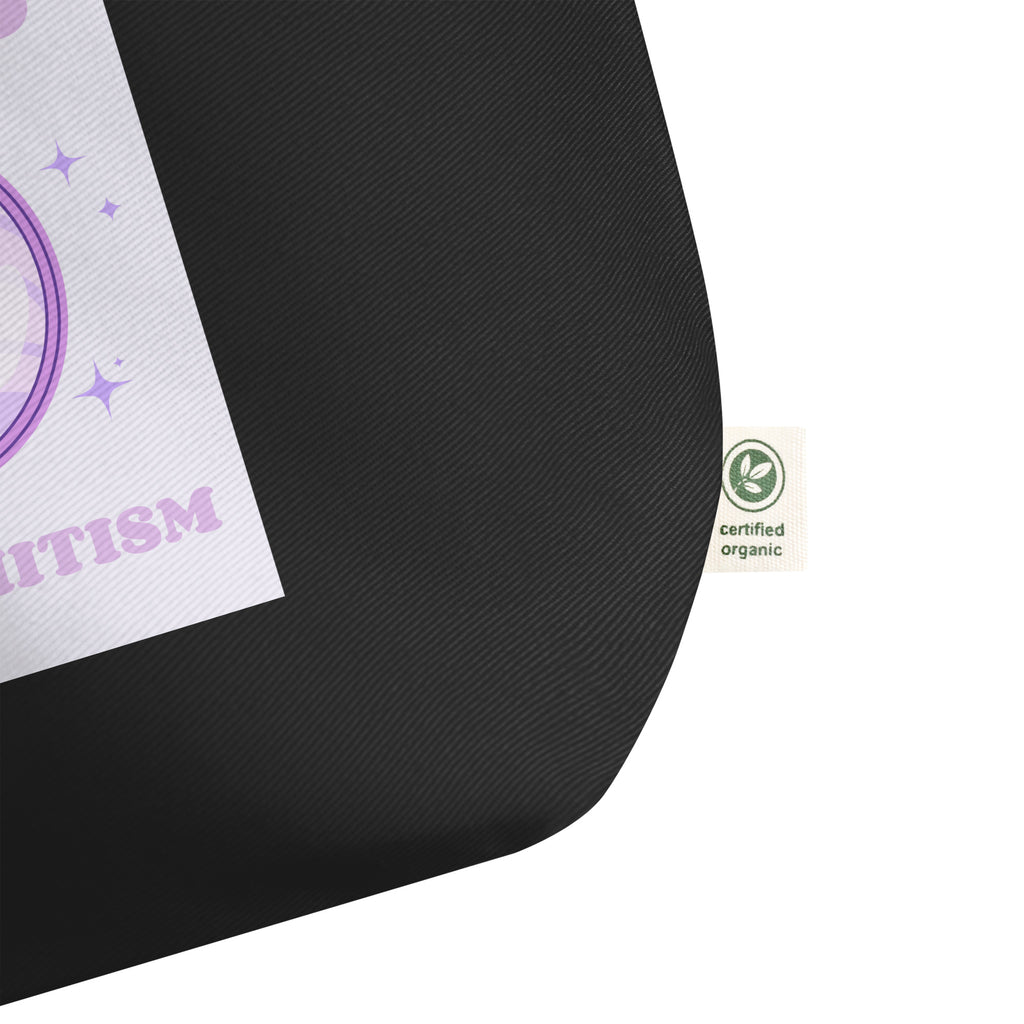 Stop Antisemitism | Purple & Cute Edition | Large Organic Tote Bag Jouparty