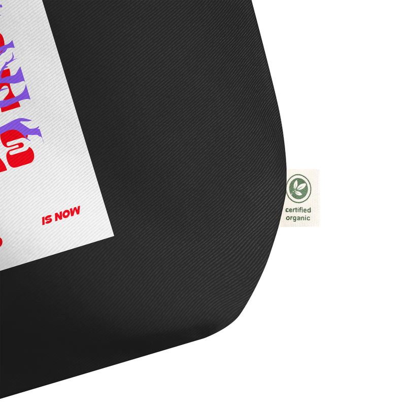Bring Them Home | Red-Purple Edition | Large Organic Tote Bag