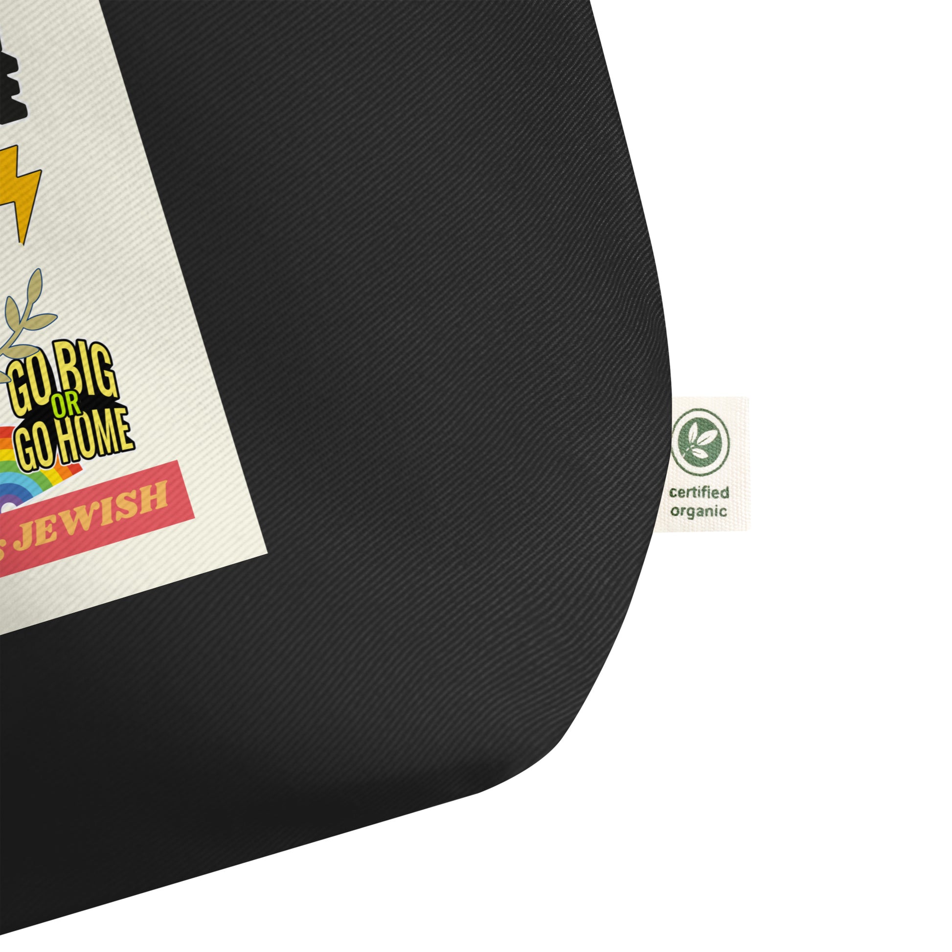 Shop Jewish | Creme | Large Organic Tote Bag