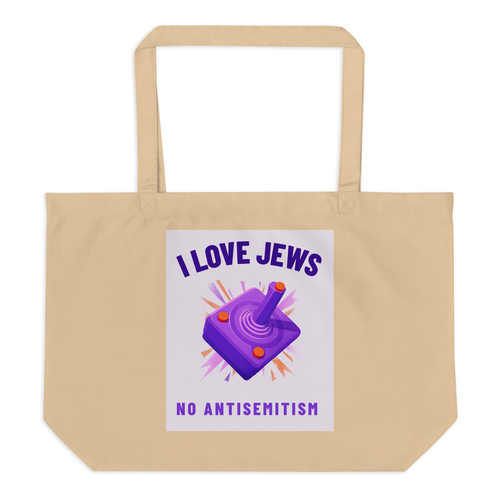 All In For Jews | Large Organic Tote Bag Jouparty