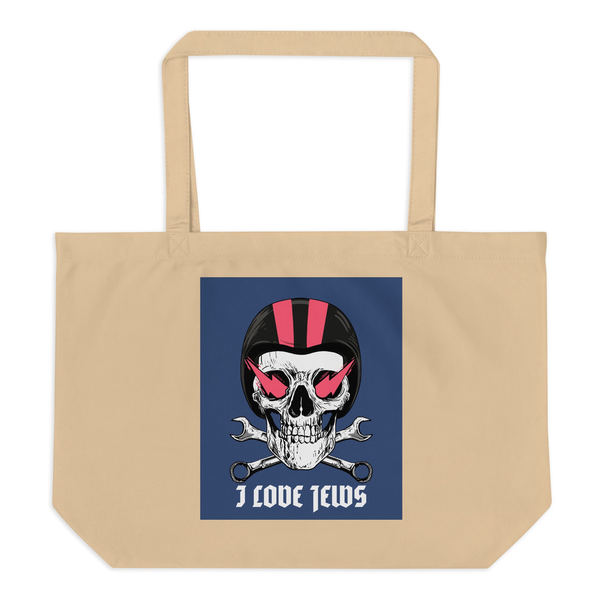 All In For Jews | Large Organic Tote Bag Jouparty