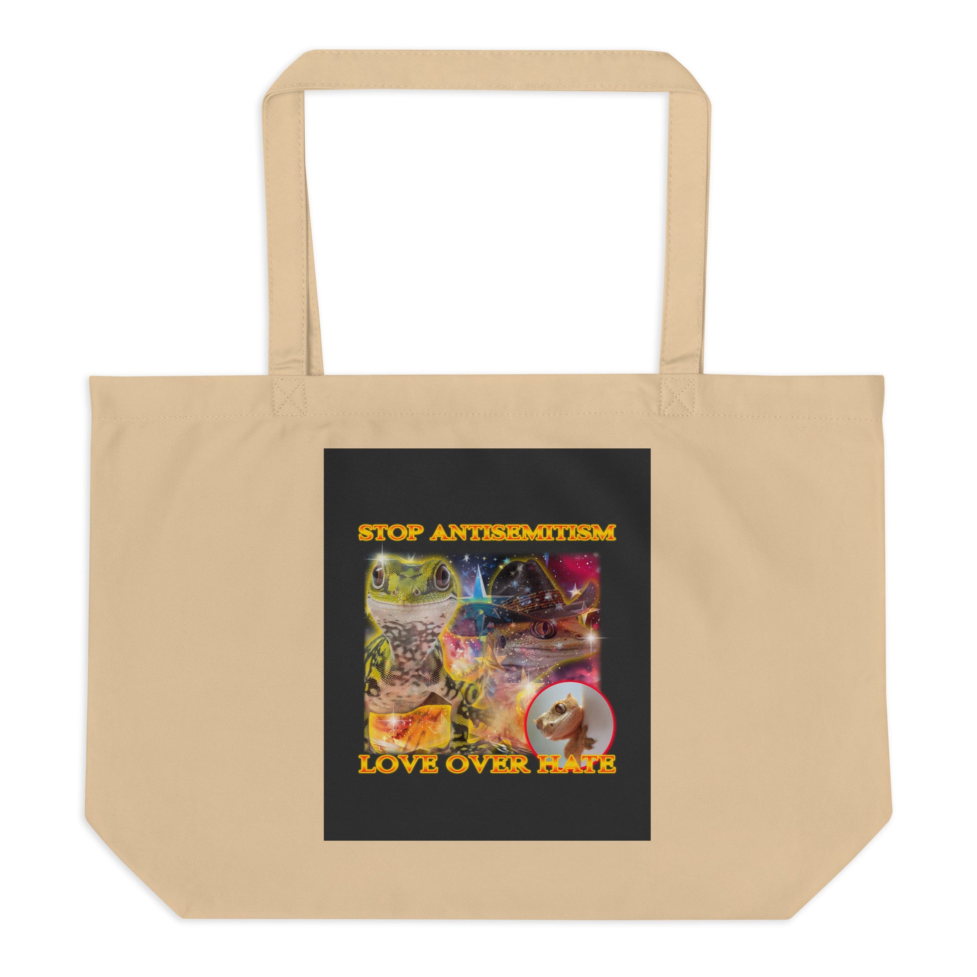 All In For Jews | Large Organic Tote Bag Jouparty