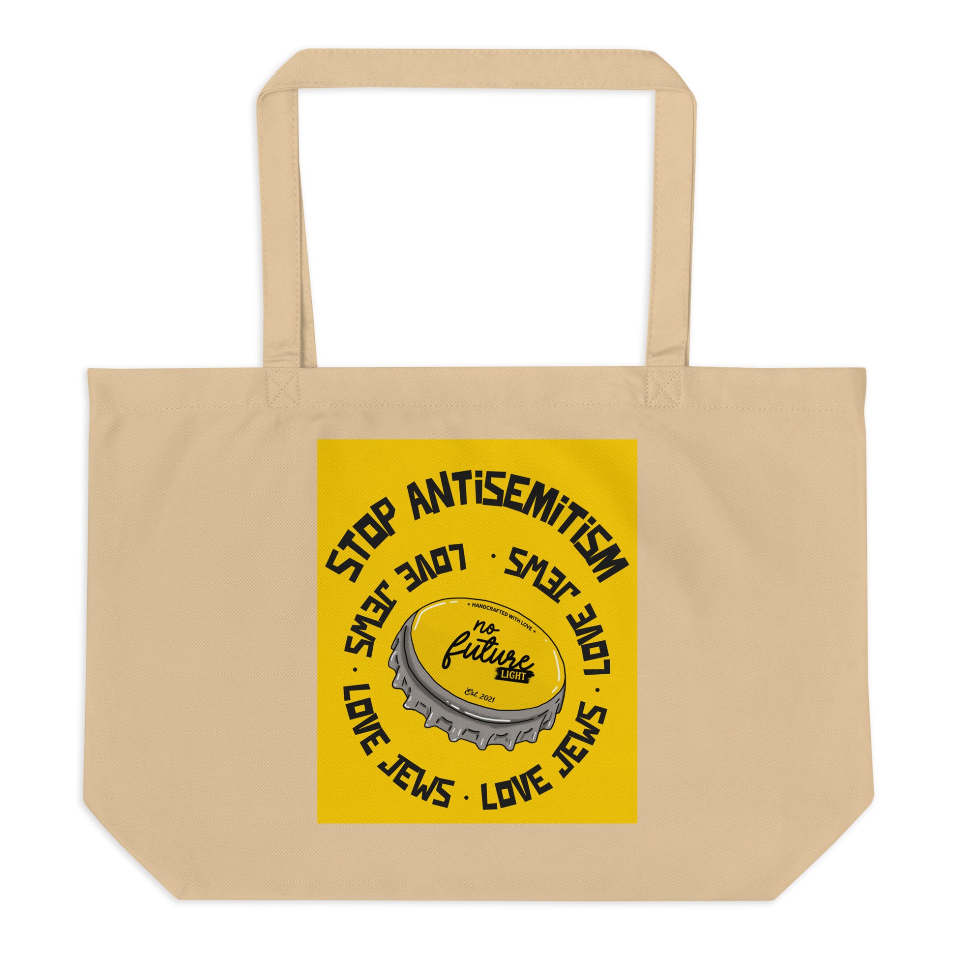 All In For Jews | Large Organic Tote Bag Jouparty