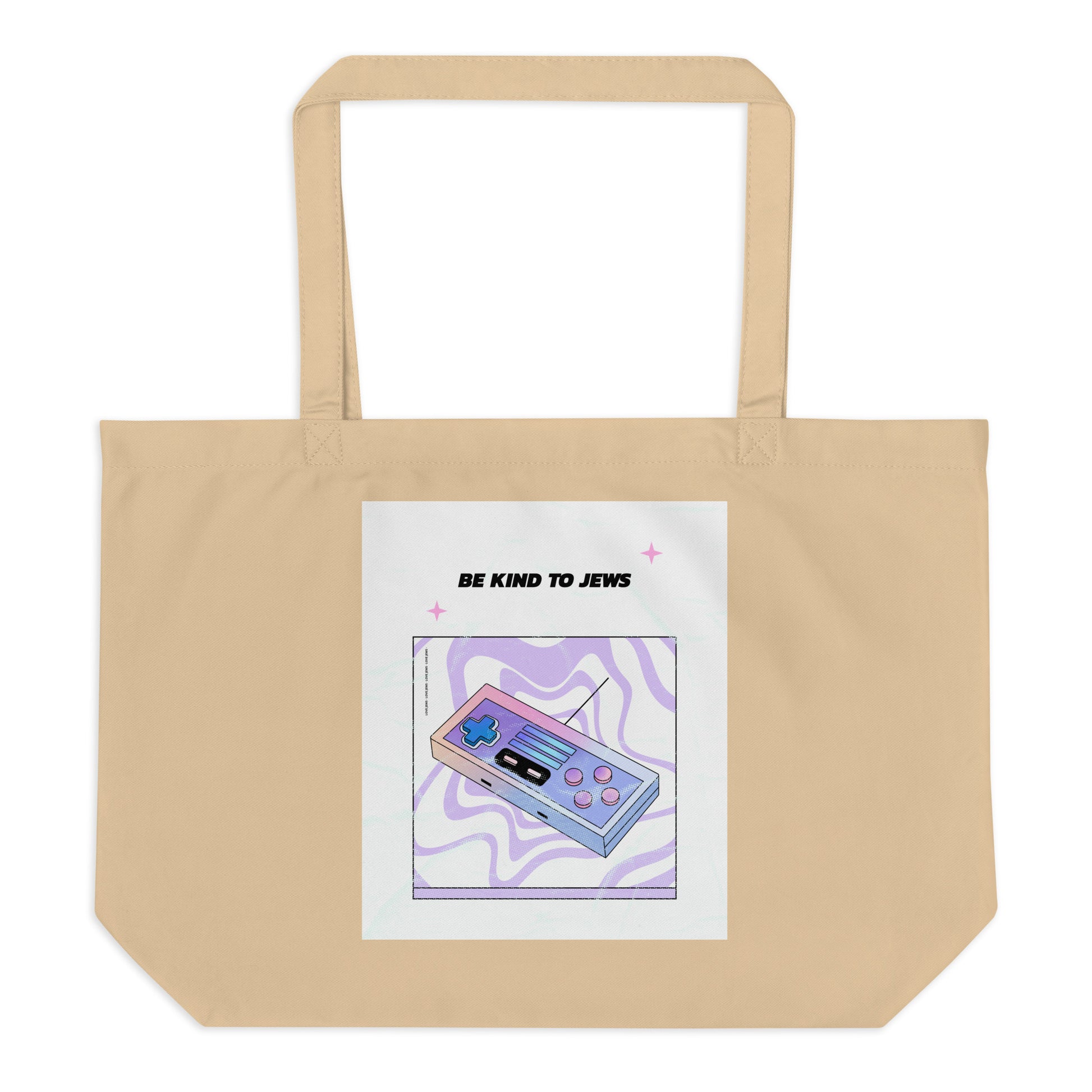 All In For Jews | Large Organic Tote Bag Jouparty