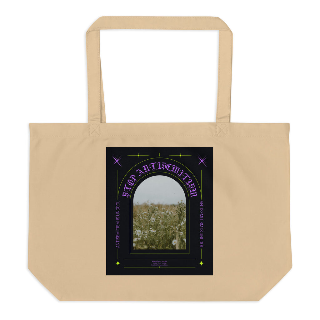 All In For Jews | Large Organic Tote Bag Jouparty