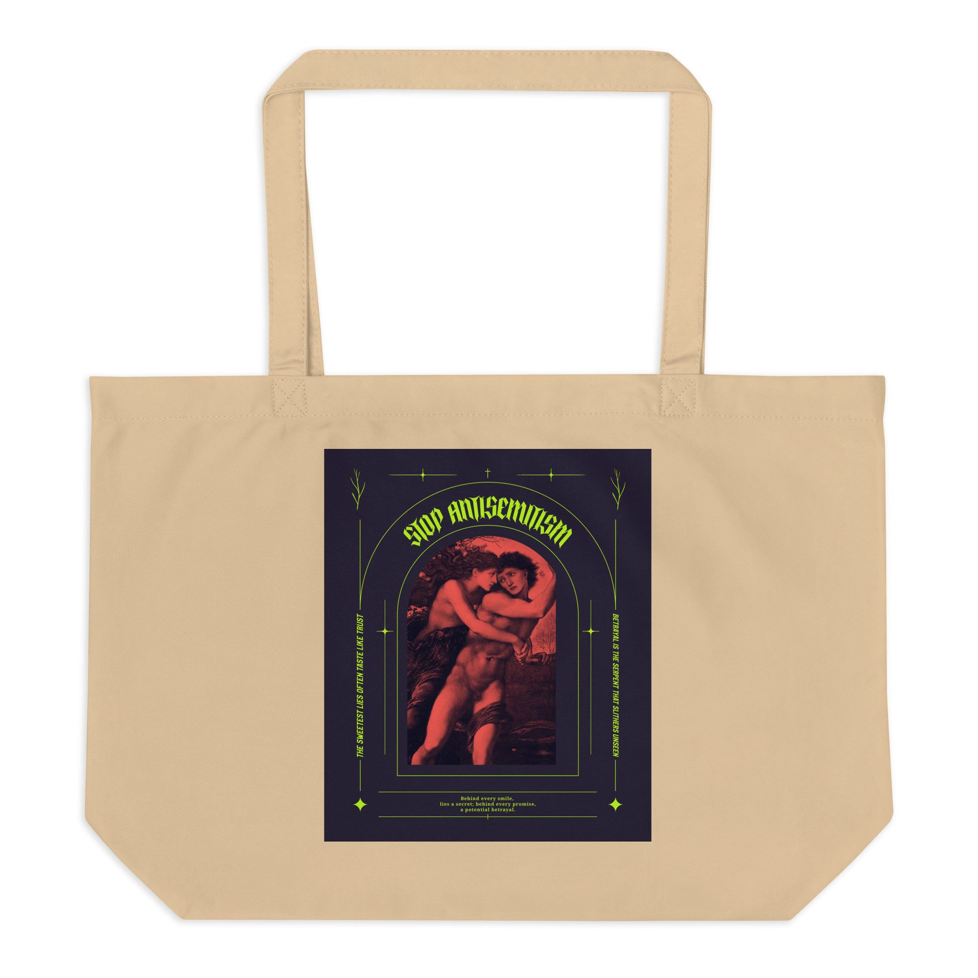 All In For Jews | Large Organic Tote Bag Jouparty