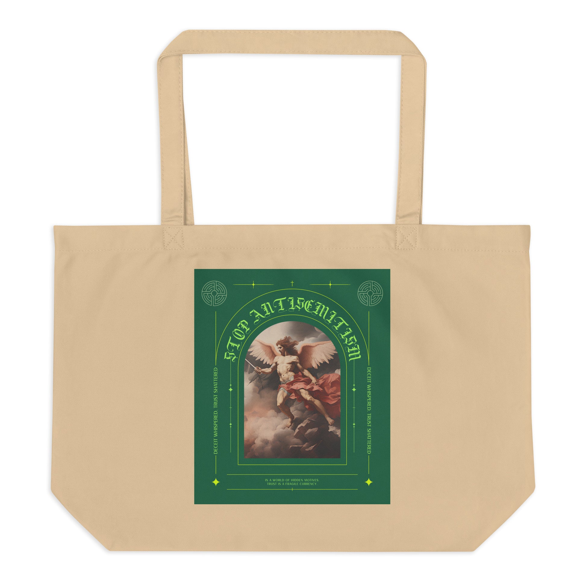All In For Jews | Large Organic Tote Bag Jouparty