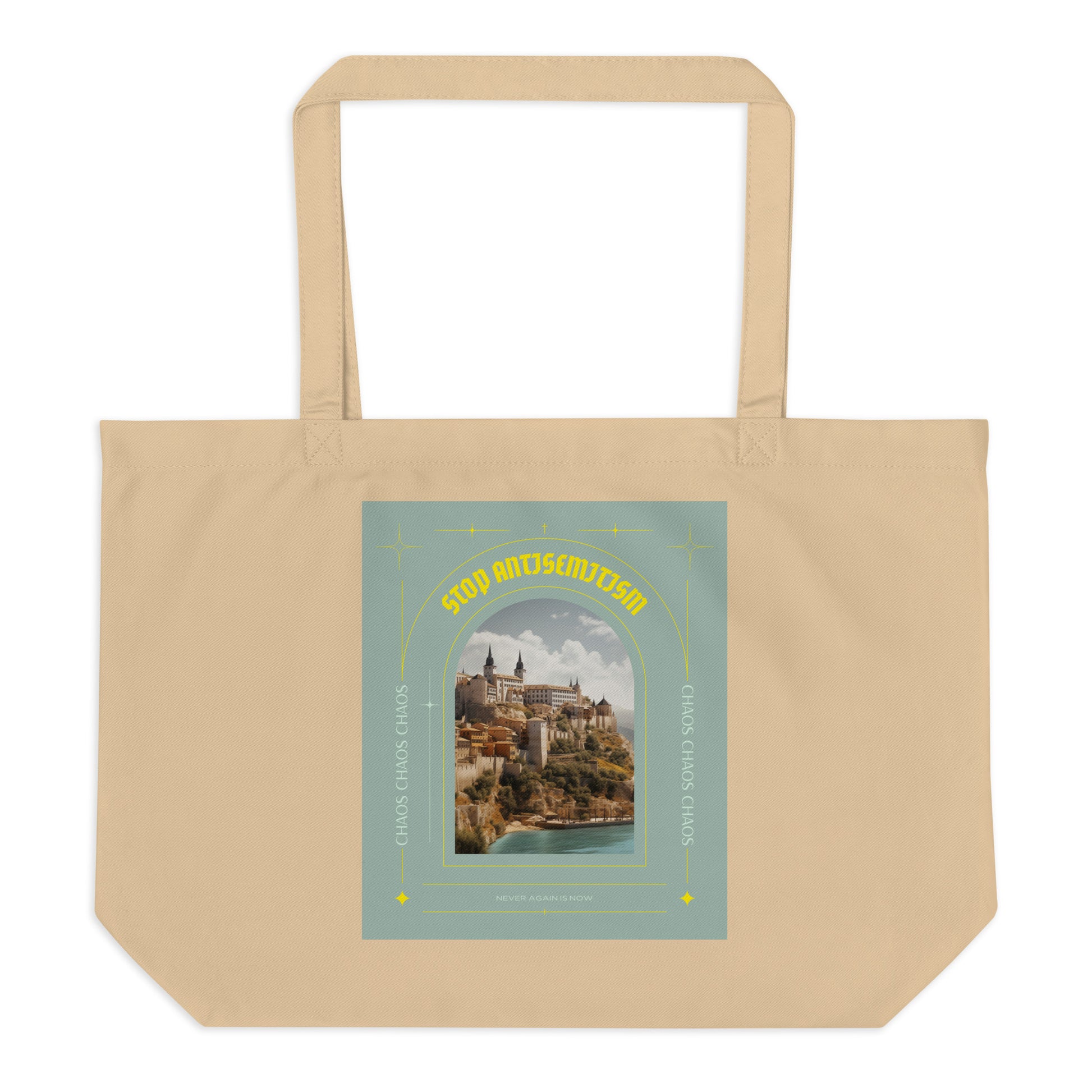 All In For Jews | Large Organic Tote Bag Jouparty