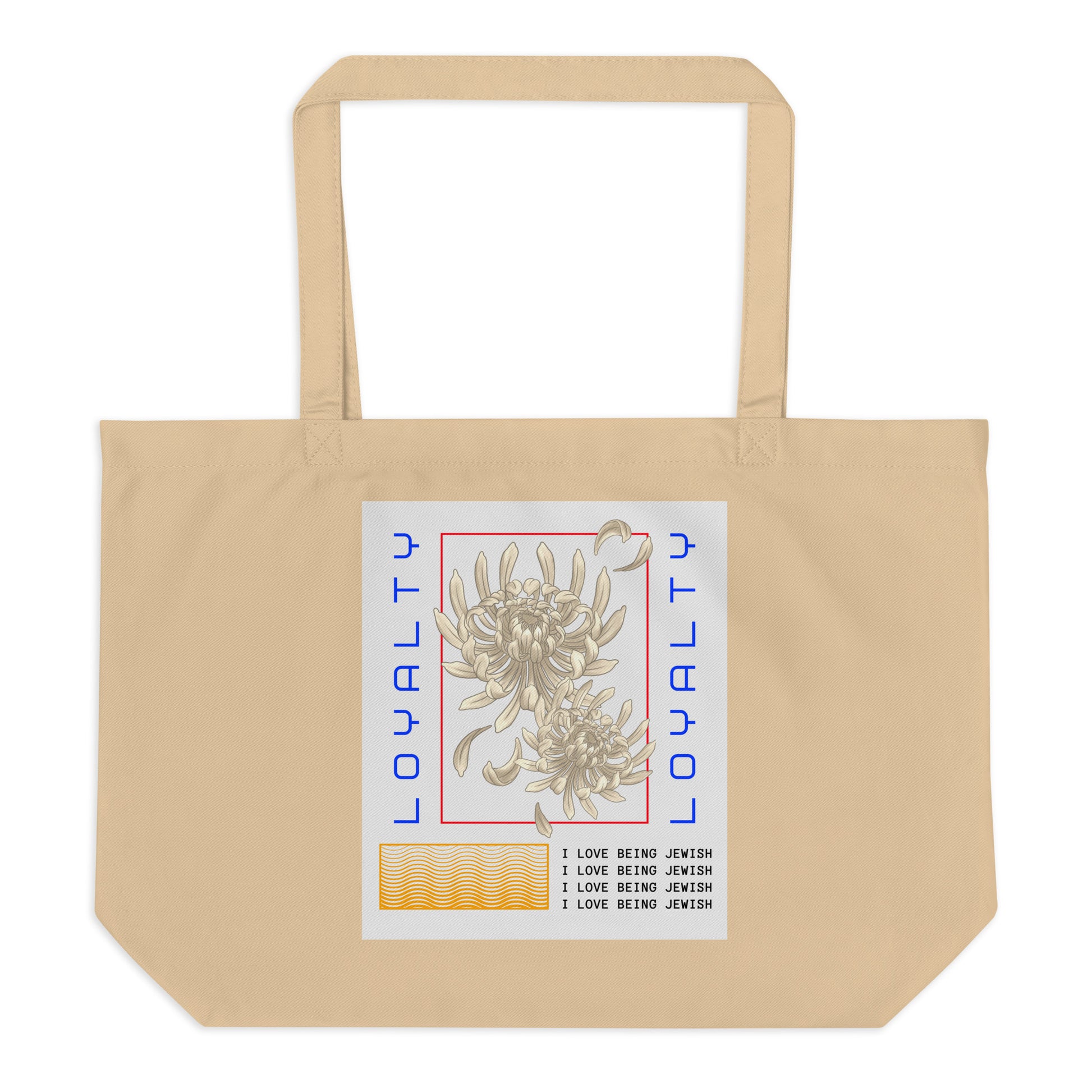 All In For Jews | Large Organic Tote Bag Jouparty