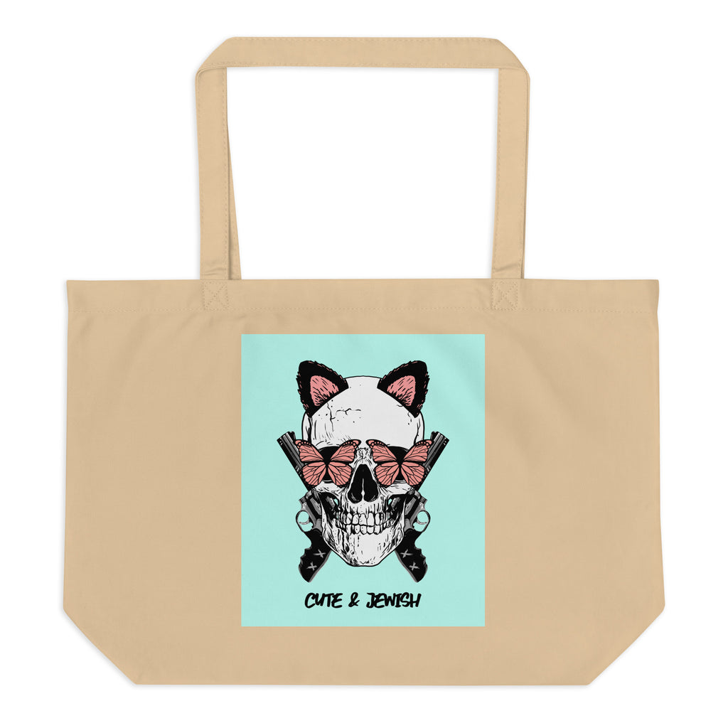 All In For Jews | Large Organic Tote Bag Jouparty