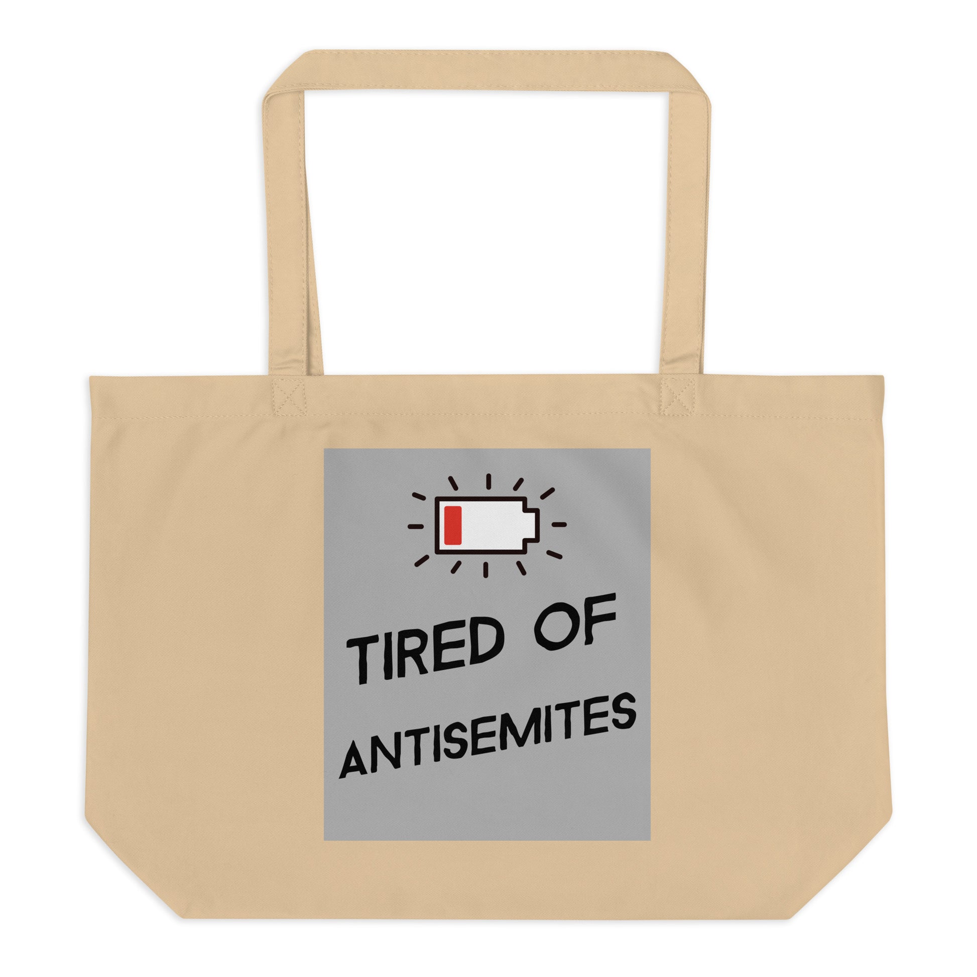 All In For Jews | Large Organic Tote Bag Jouparty