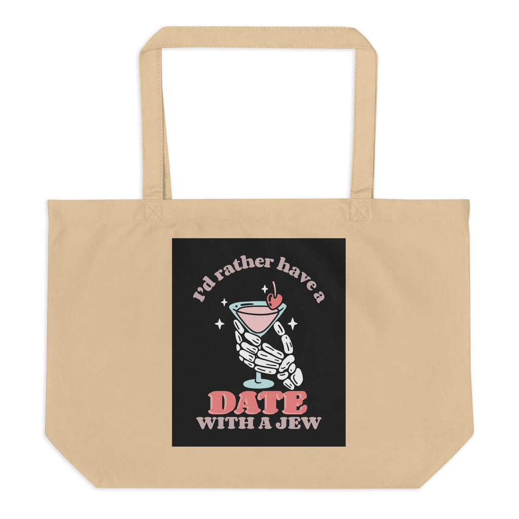 All In For Jews | Large Organic Tote Bag Jouparty