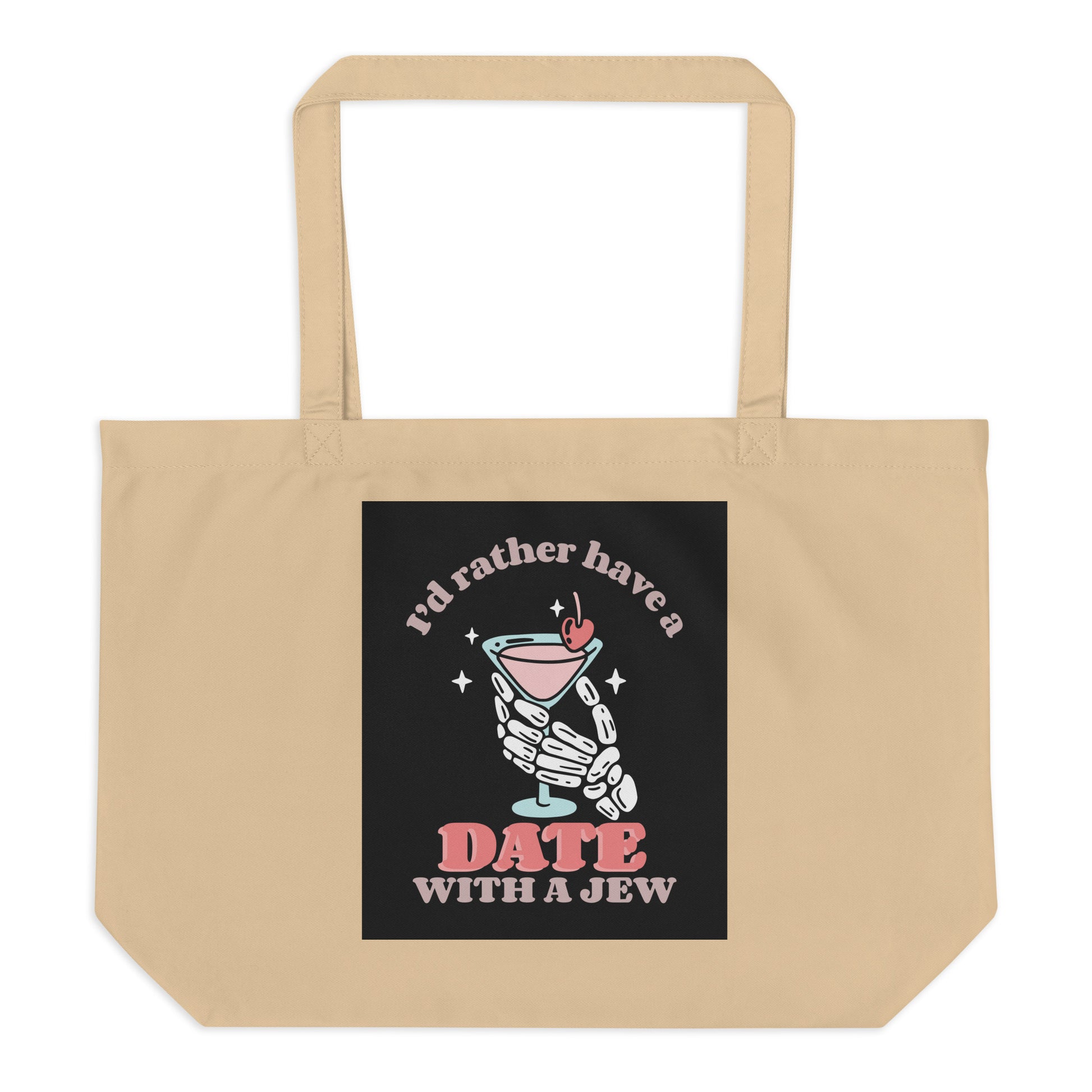 All In For Jews | Large Organic Tote Bag Jouparty