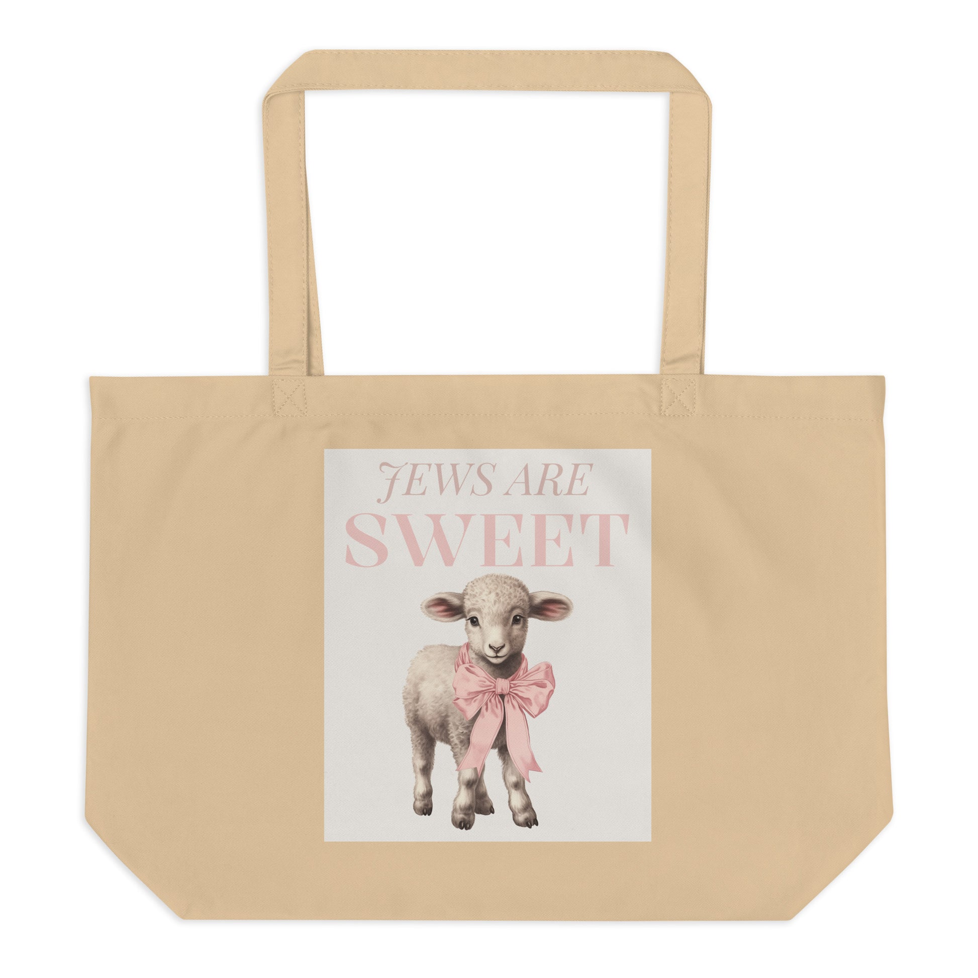 All In For Jews | Large Organic Tote Bag Jouparty