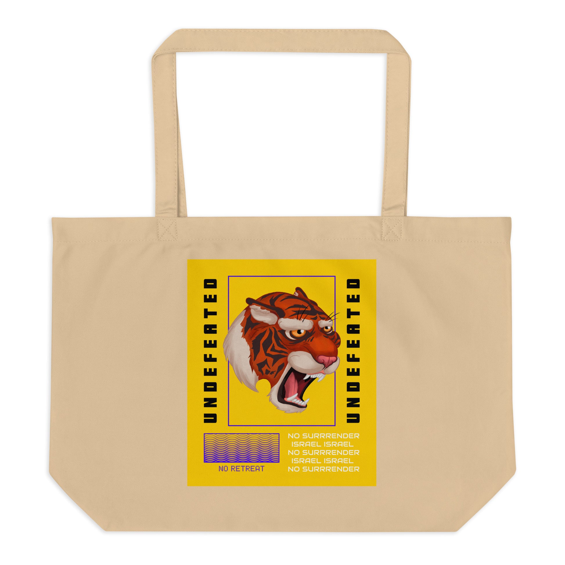 All In For Jews | Large Organic Tote Bag Jouparty