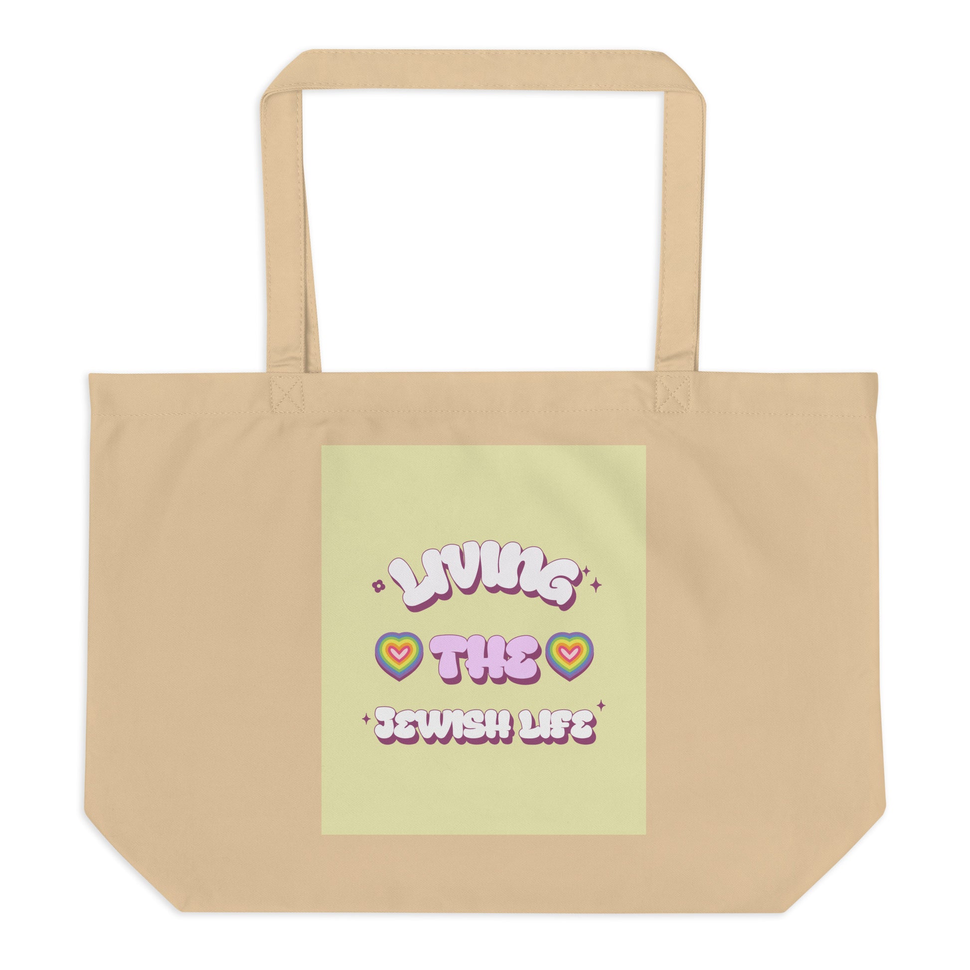 All In For Jews | Large Organic Tote Bag Jouparty