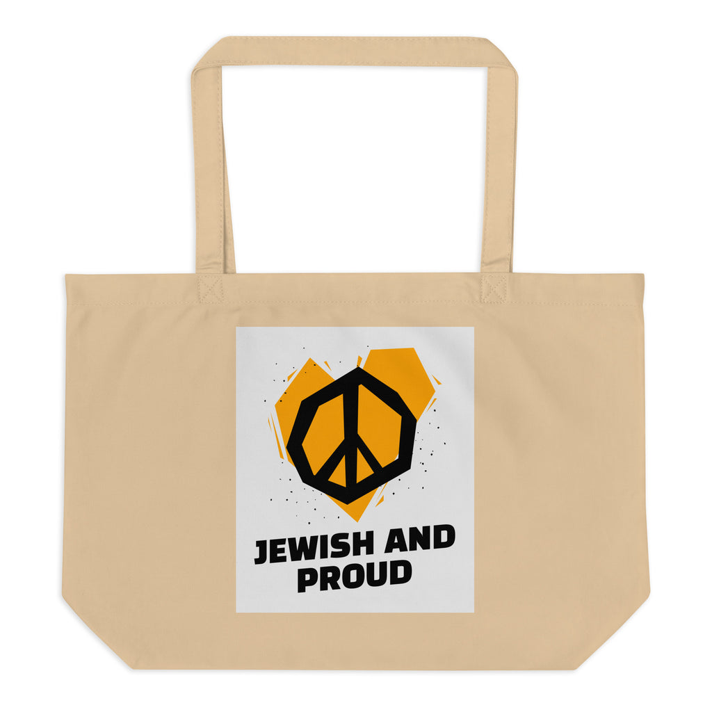 All In For Jews | Large Organic Tote Bag Jouparty