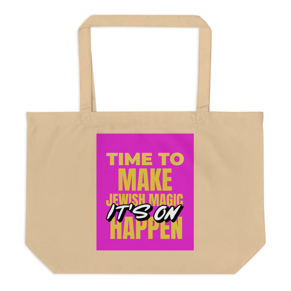 All In For Jews | Large Organic Tote Bag Jouparty