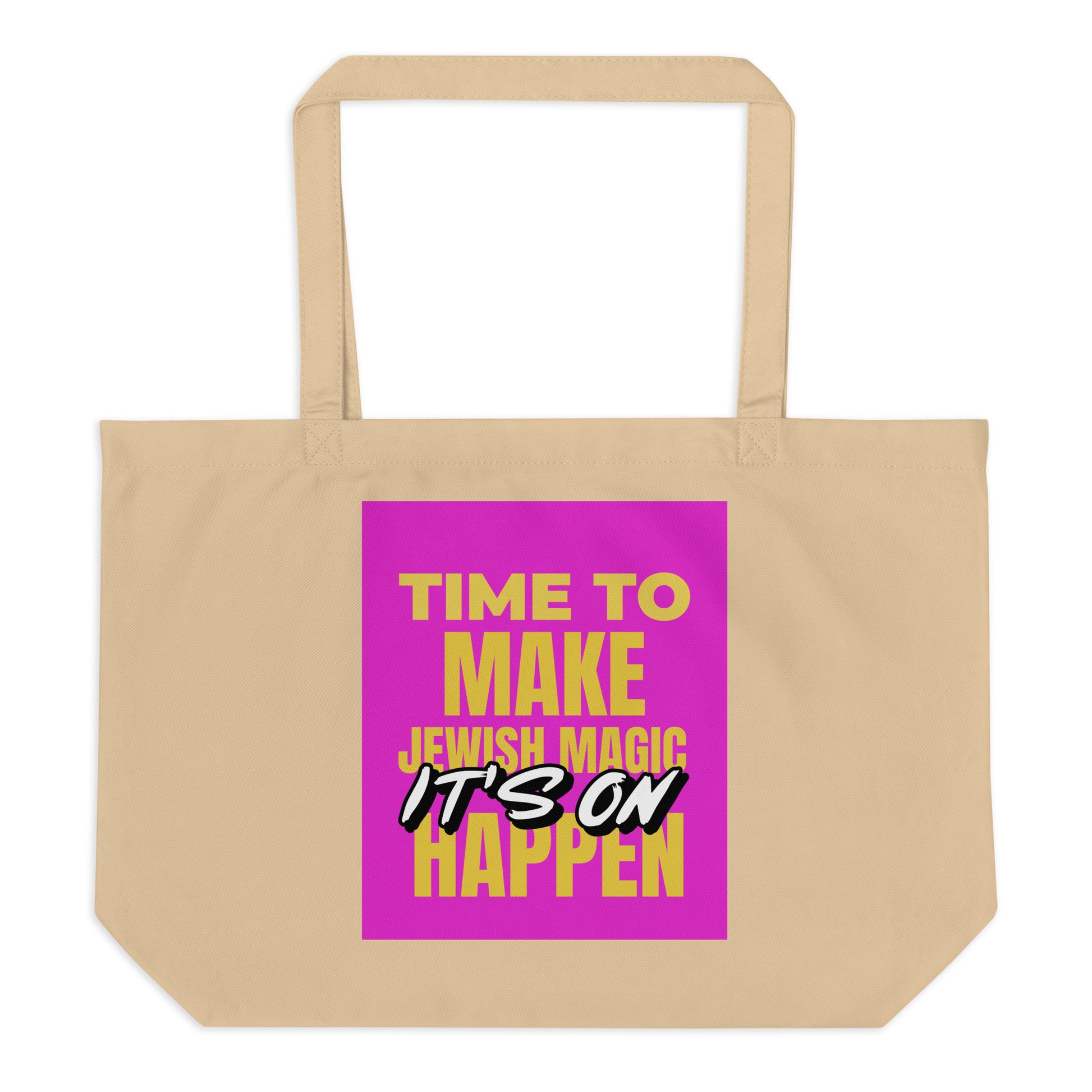 All In For Jews | Large Organic Tote Bag Jouparty