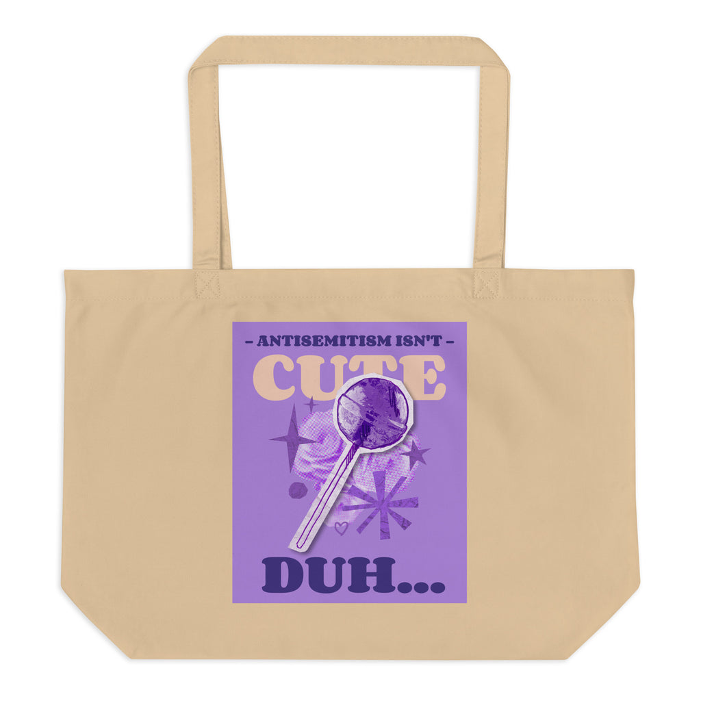 All In For Jews | Large Organic Tote Bag Jouparty