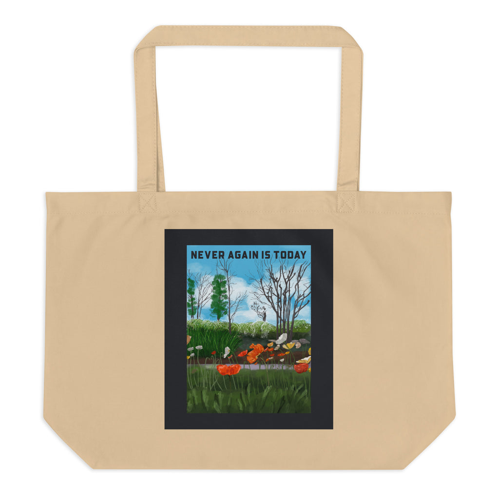 Nature & Sightseeing | Antisemitism | Large Organic Tote Bag