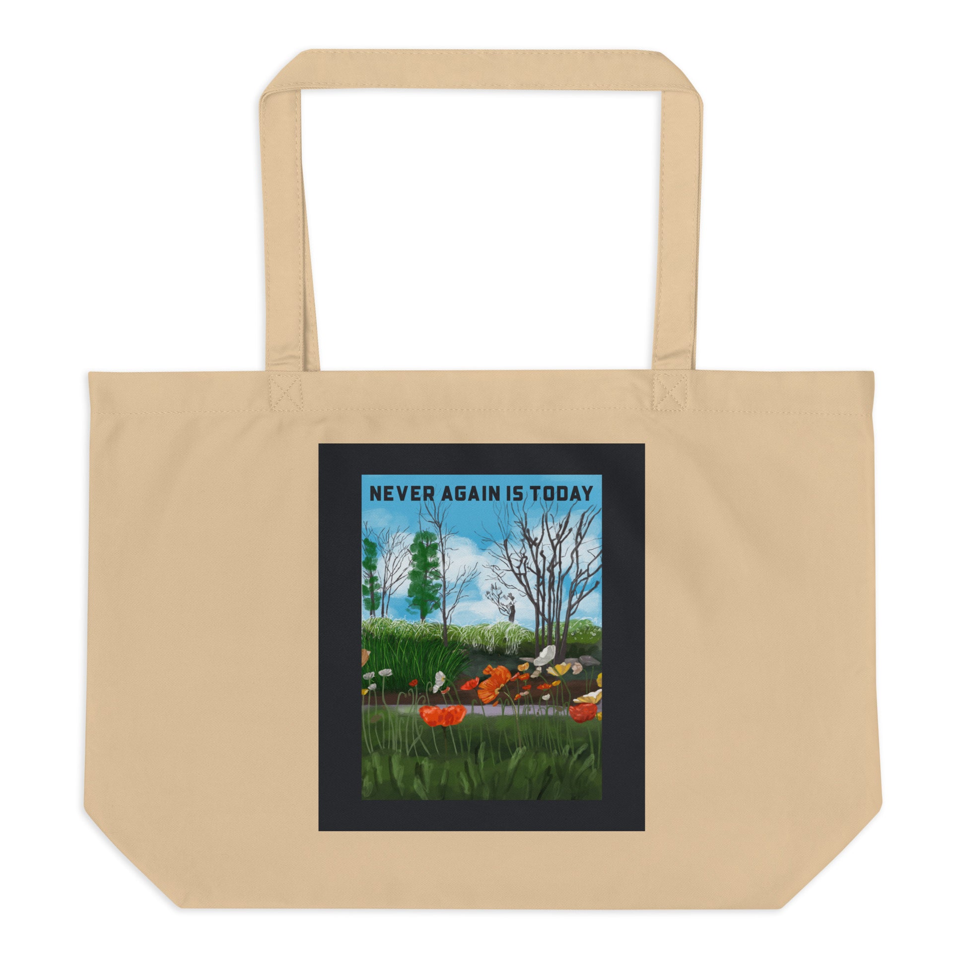 Nature & Sightseeing | Antisemitism | Large Organic Tote Bag